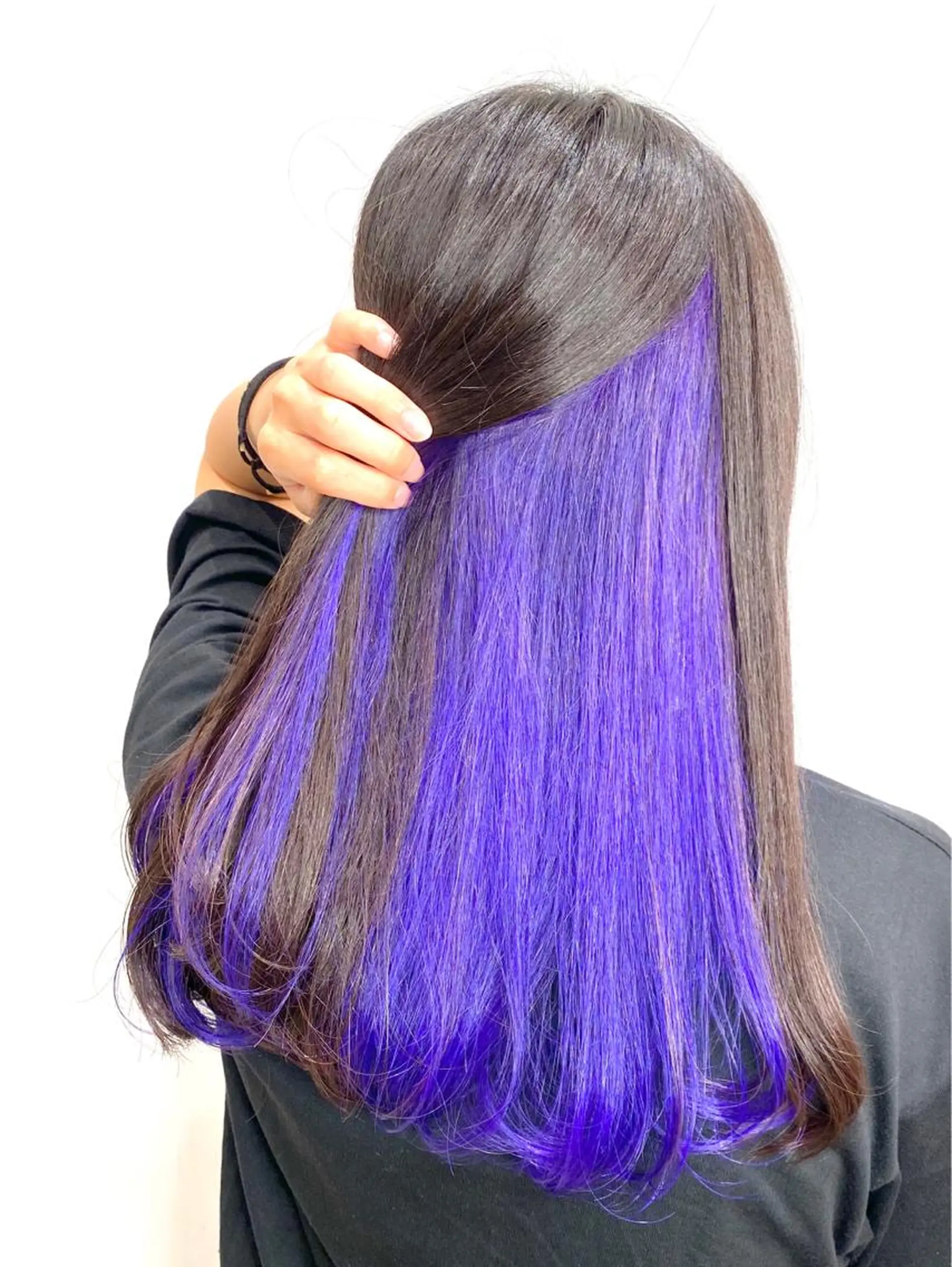 セミロング カラー 🌙HIZUKI🌙 ハイトーン 艶髪のヘアスタイル