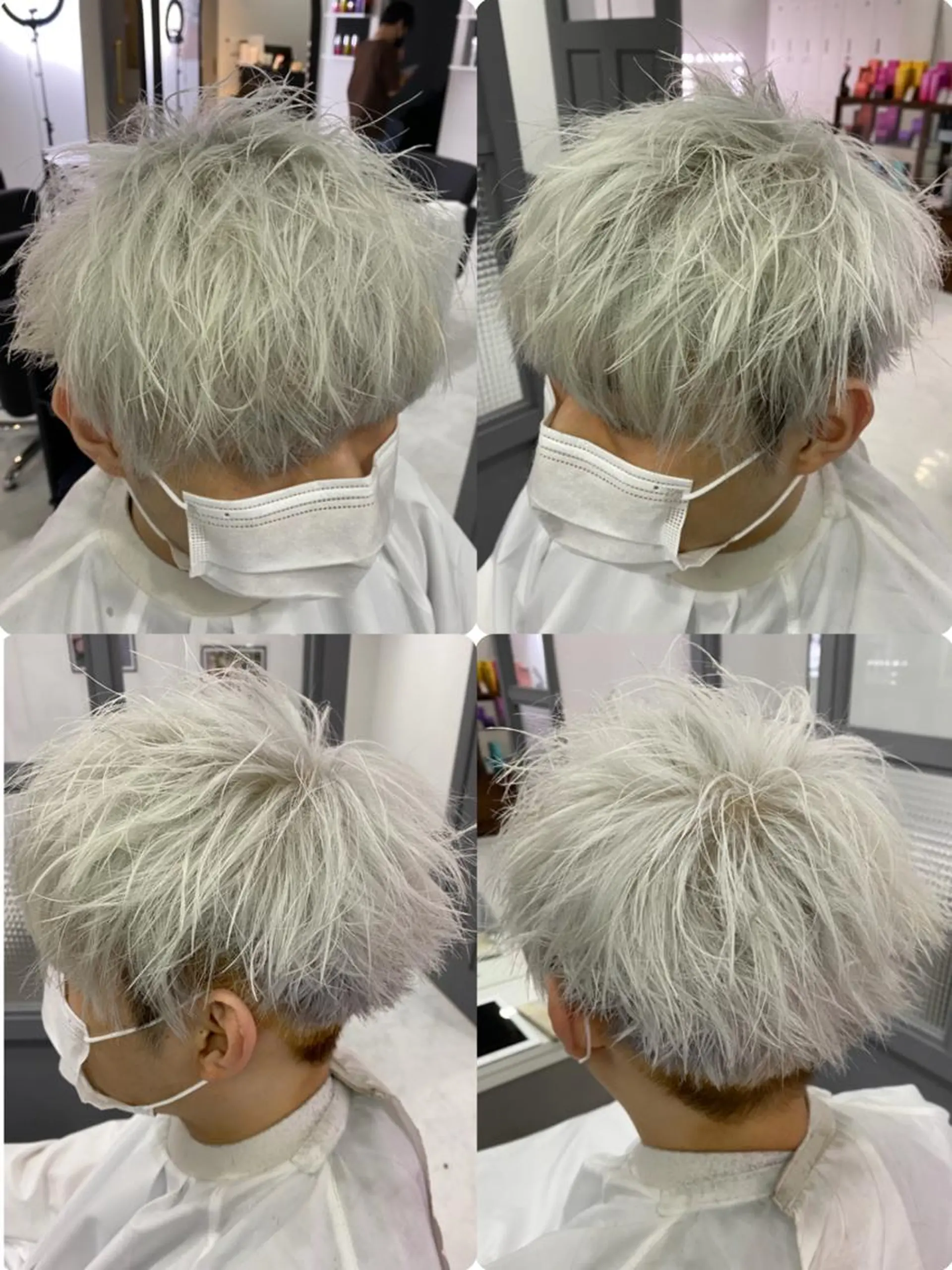 ショート カラー パーマ ヘアアレンジ メンズ カット ヘアカラー トリートメント 🍎パーマ/艶髪 カラー 渡辺一翔のヘアスタイル