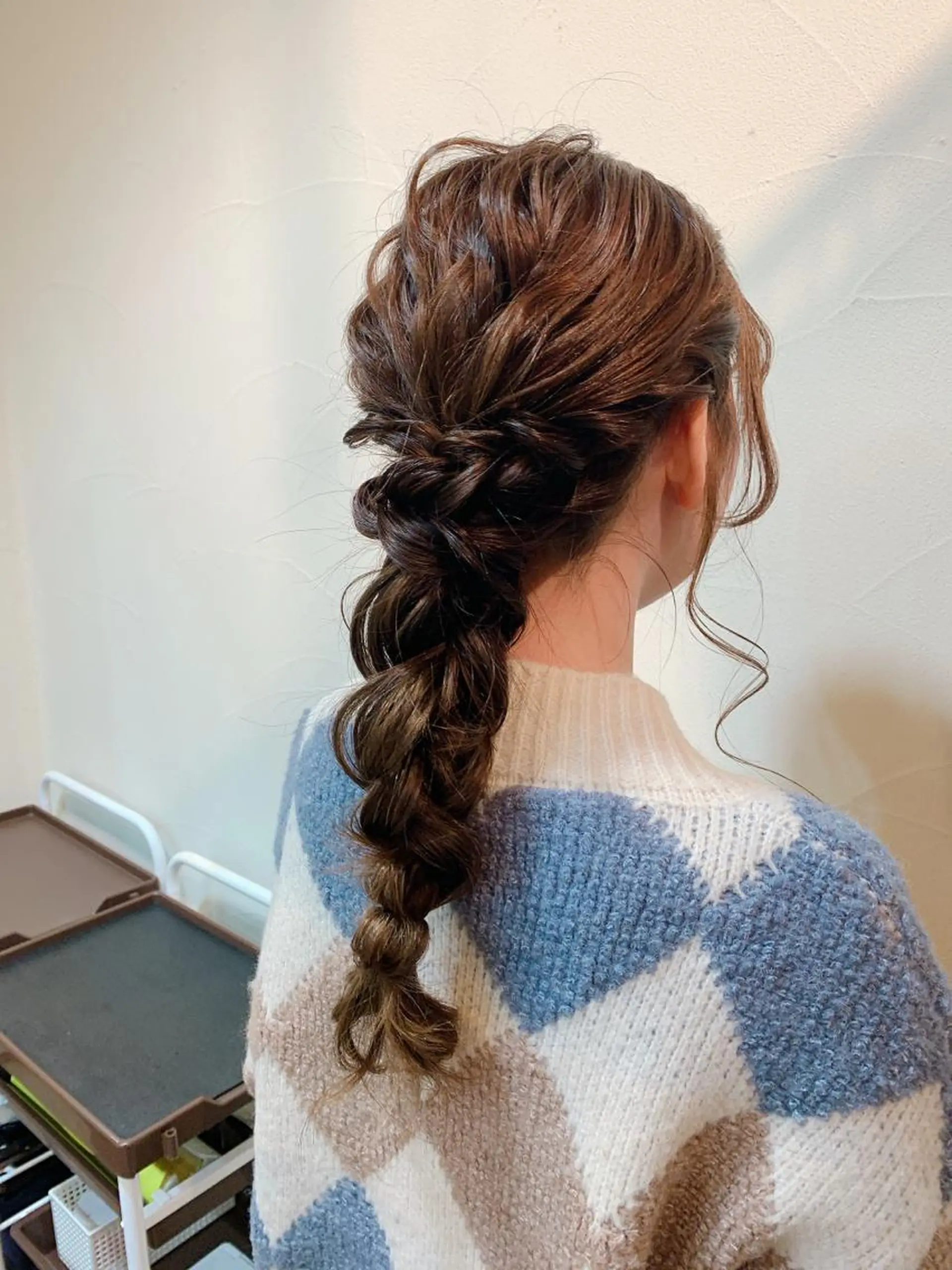 ロング ヘアアレンジ サプリームヘア 飯田みち瑠のヘアスタイル