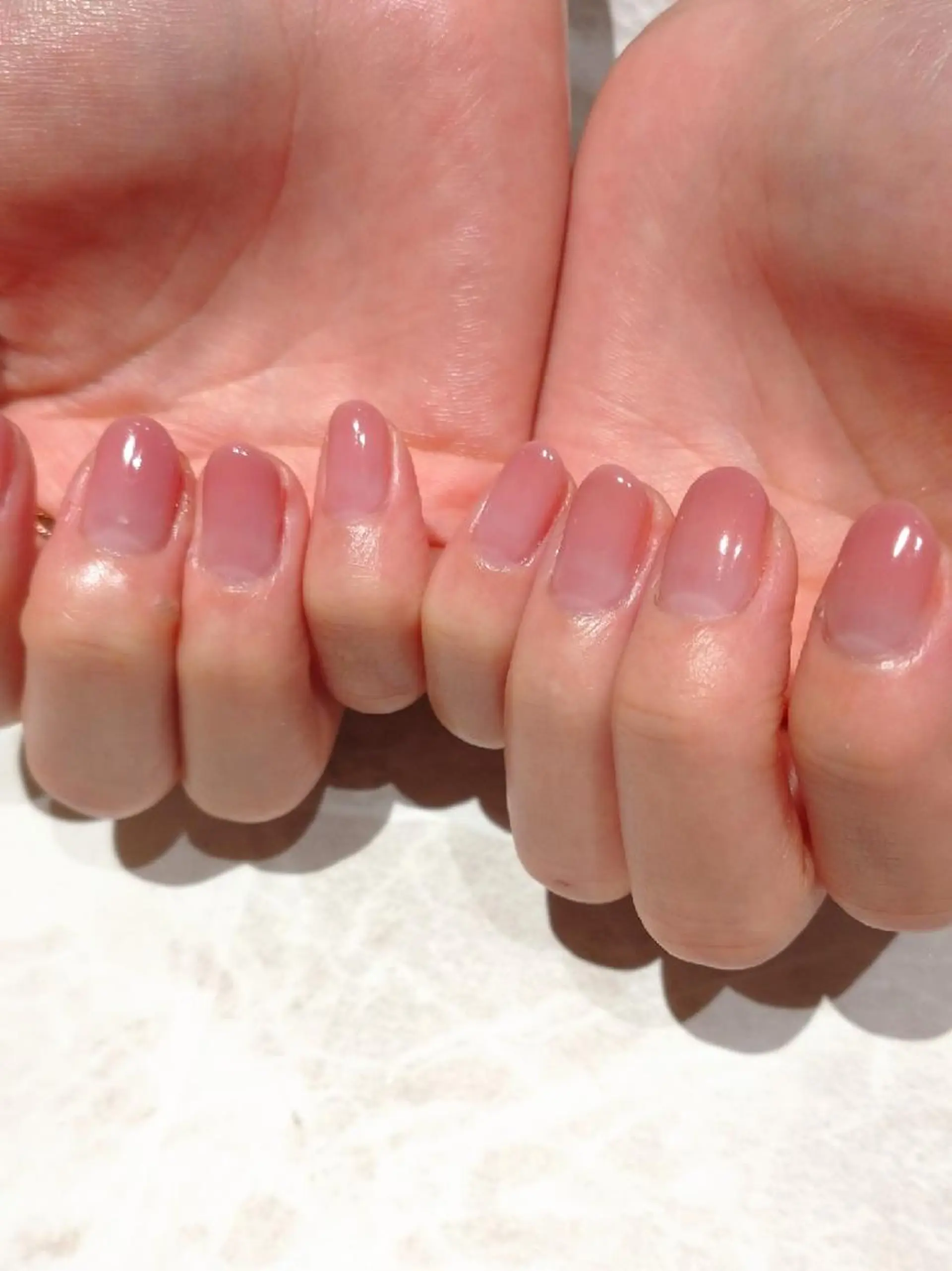 ネイル グラデーション ピンク ハンドネイル 會田 瑠衣のネイルデザイン