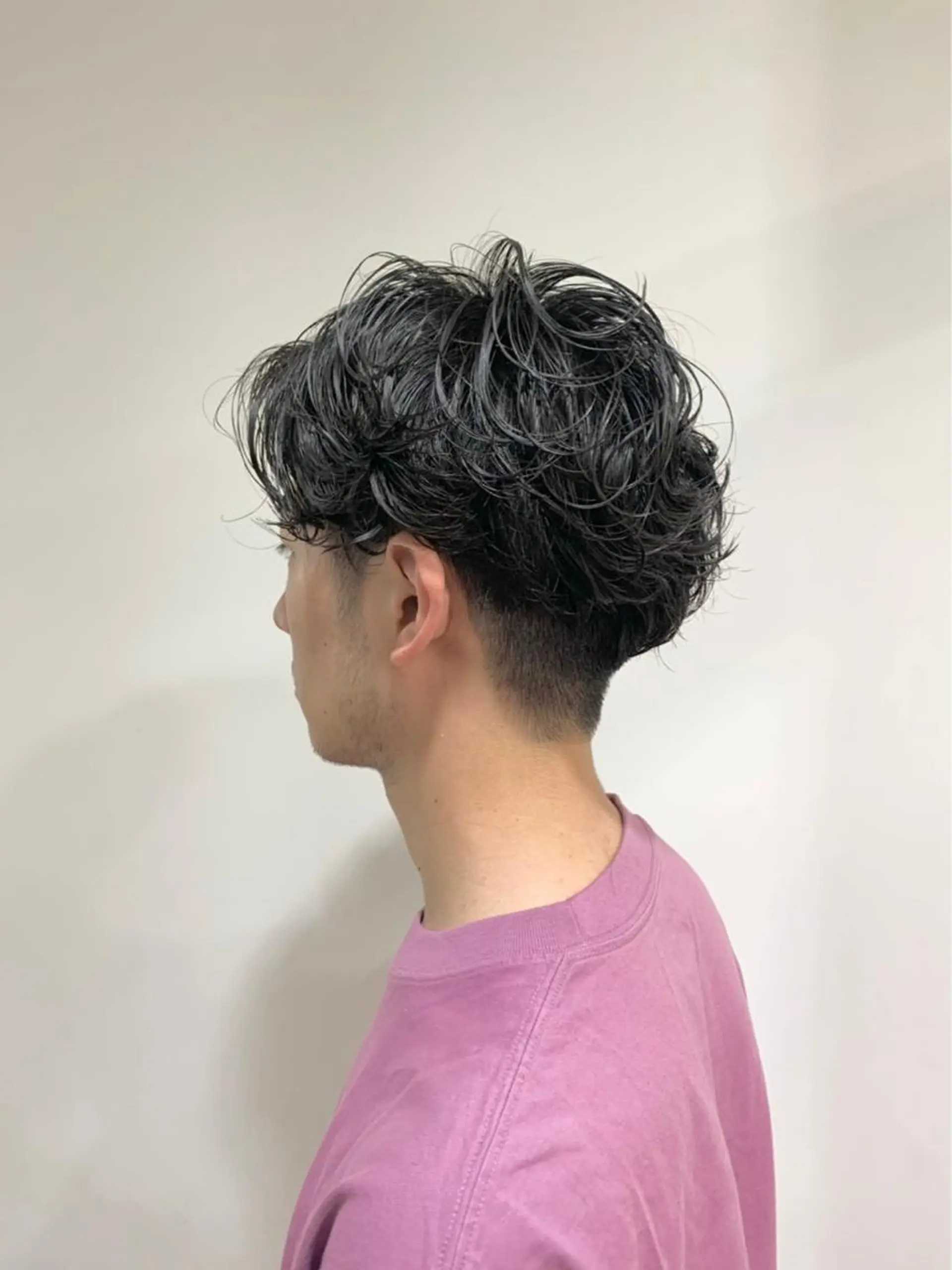 パーマ メンズ カット パーマ いまじゅく あおいのヘアスタイル