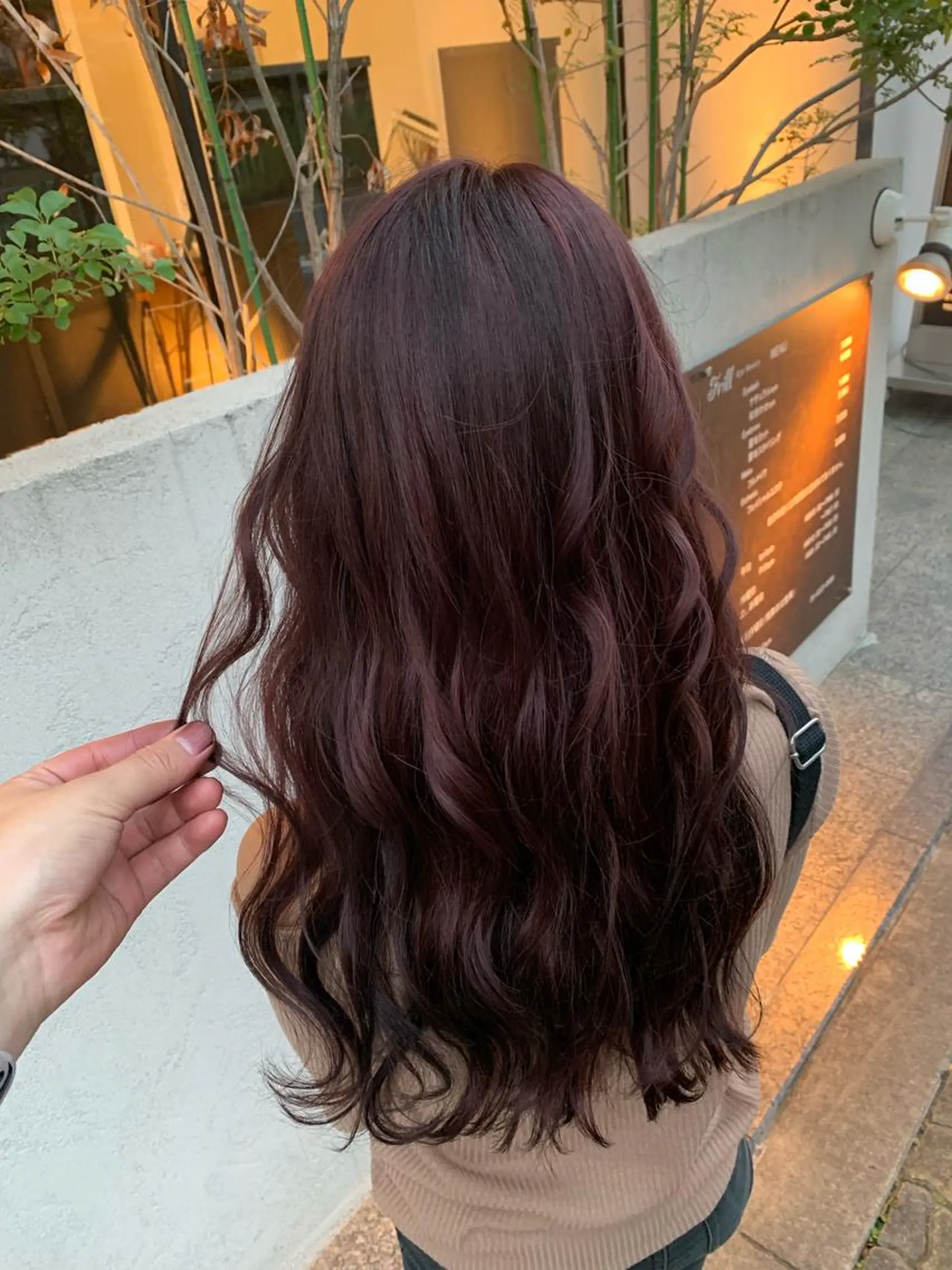 セミロング カラー ブリーチ ケアブリーチ ダブルカラー ピンクカラー バイオレットカラー ヘアカラー 似合わせ/ブリーチ カラー.岡田友仁のヘアスタイル