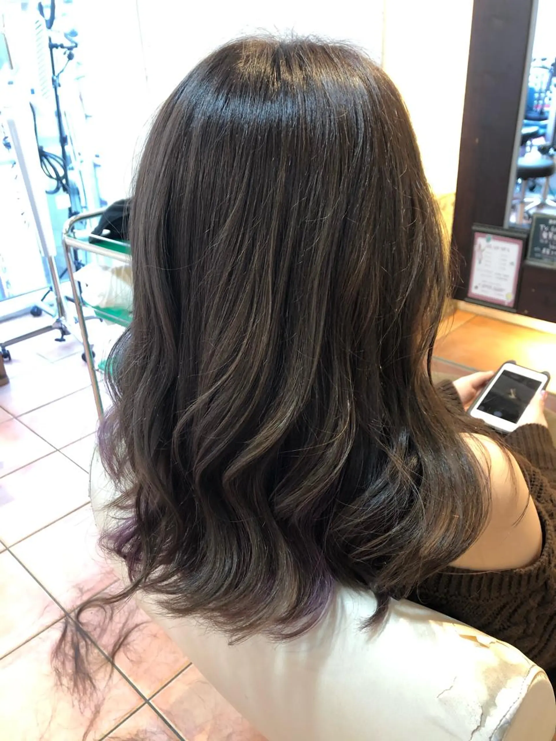 ロング カラー ブリーチ 💙あかみね 💙（mine）のヘアスタイル