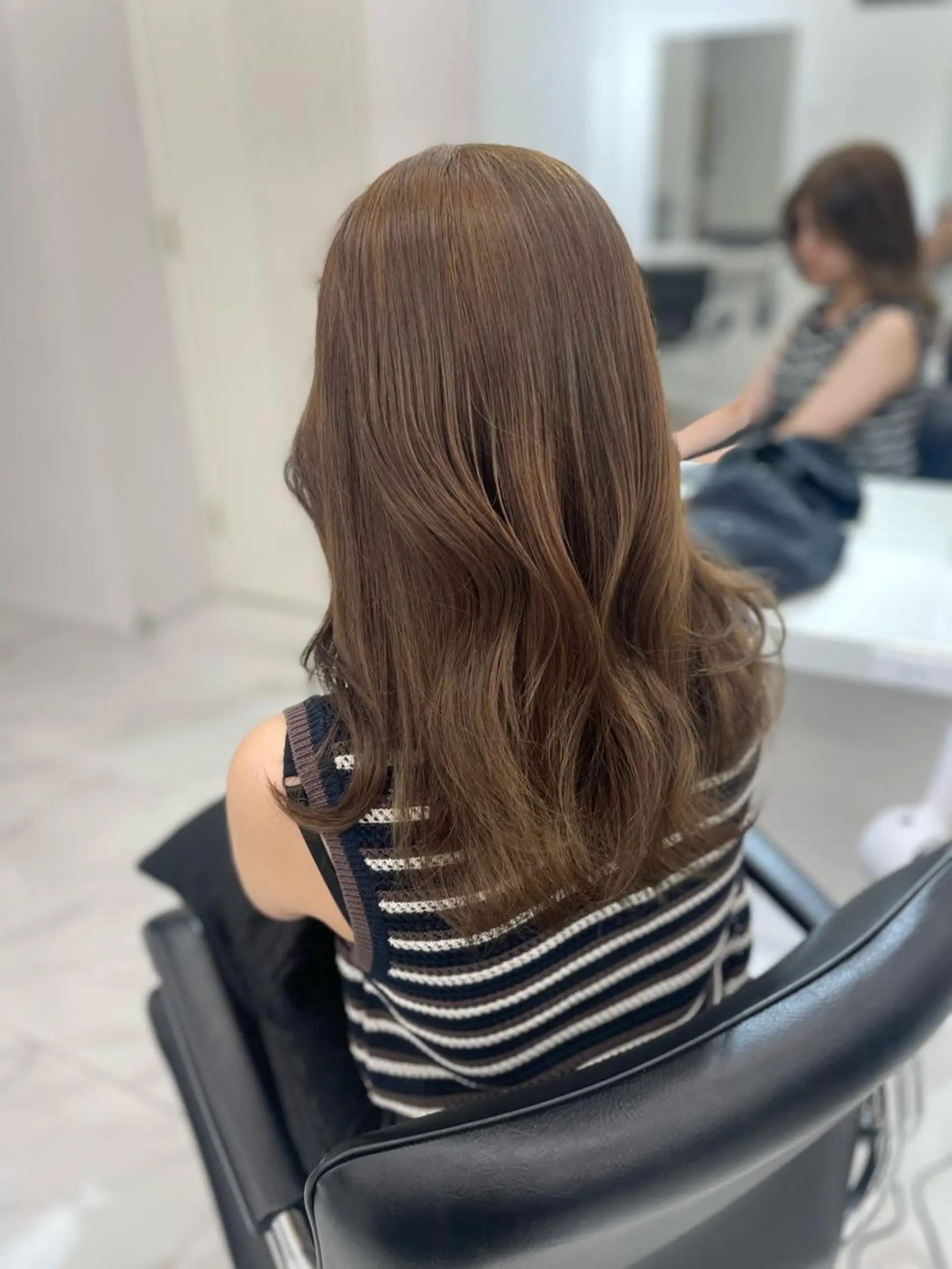 セミロング カラー 透明感カラー ヘアカラー 🩶大人韓国ヘア 渋谷/Satsukiのヘアスタイル