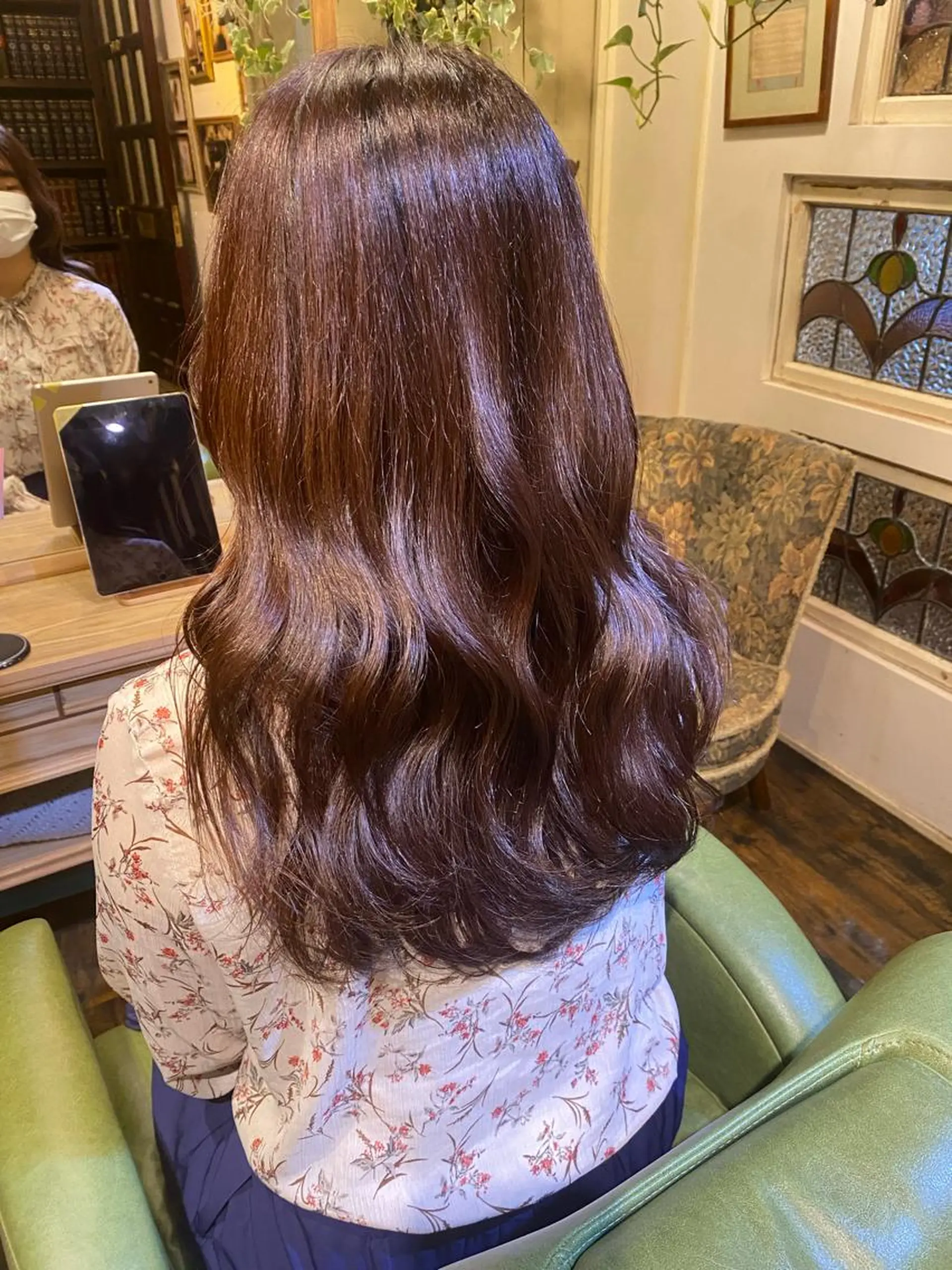 ロング カラー ヘアカラー SALOWIN二子玉川South店所属・AYANO ／レイヤー／オリーブのヘアスタイル