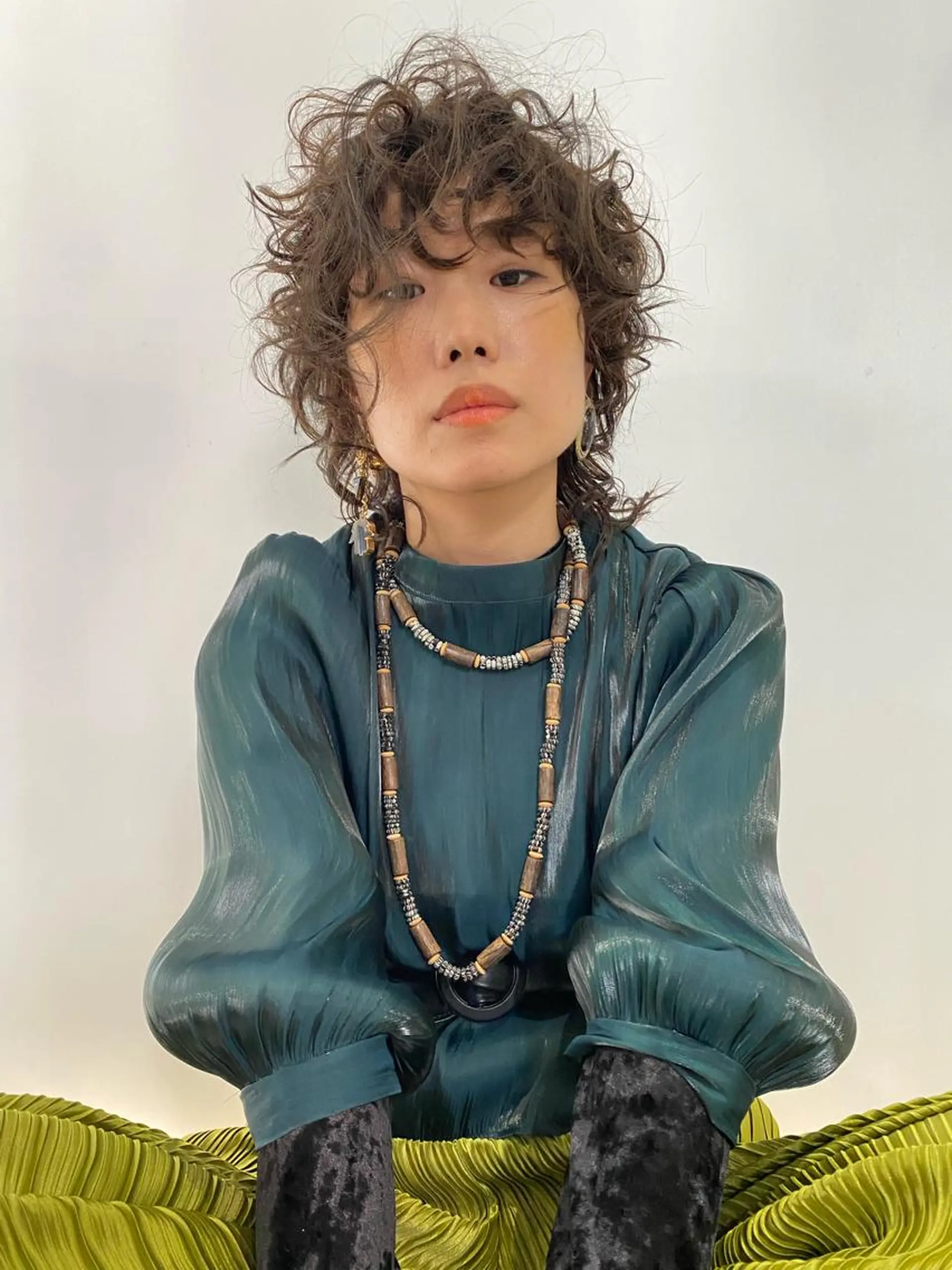 ミディアム パーマ トリートメント KOOKI スティードトーキョーのヘアスタイル