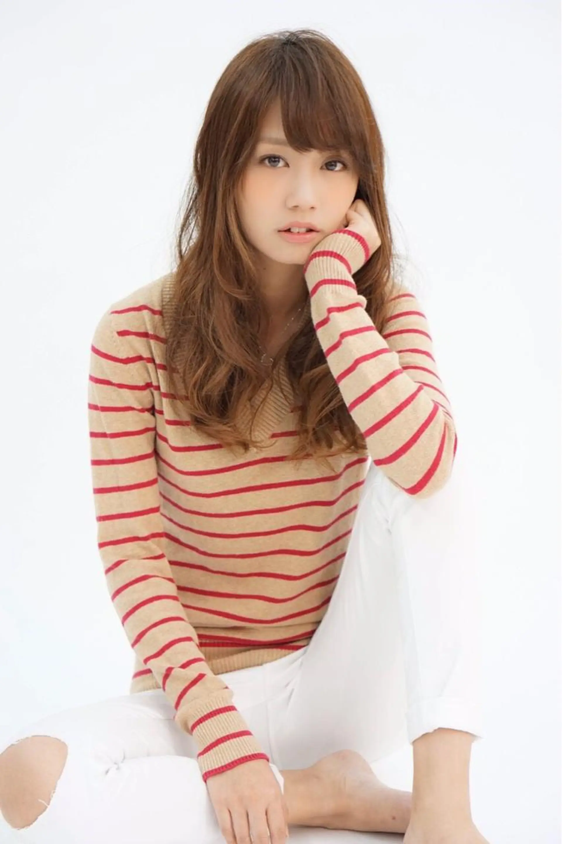 ロング カラー ヘアアレンジ レイヤーカット ロング カット ヘアカラー トリートメント 山北 咲子のヘアスタイル