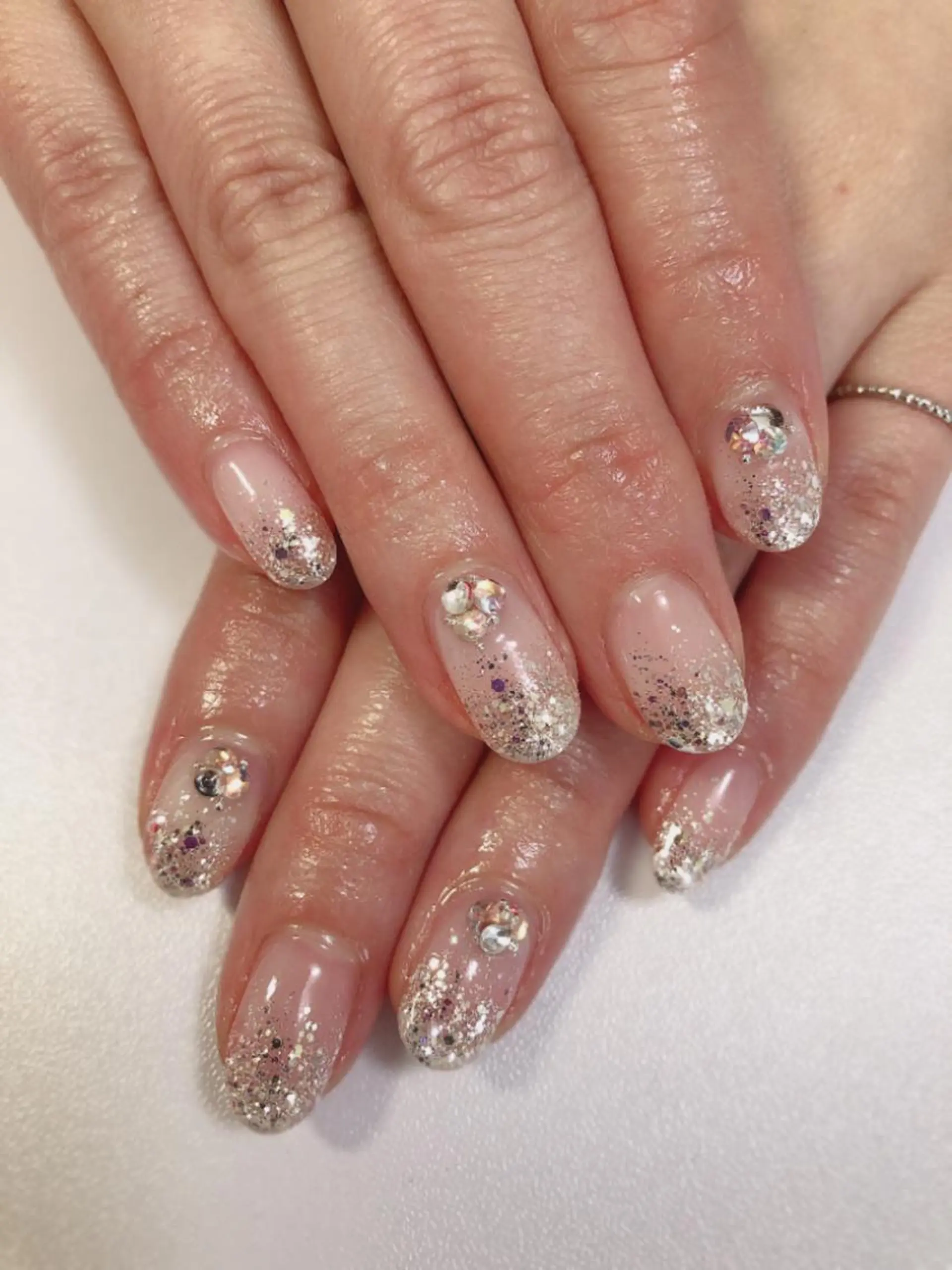 ネイル キラキラネイル BeautyNail eyelashのネイルデザイン