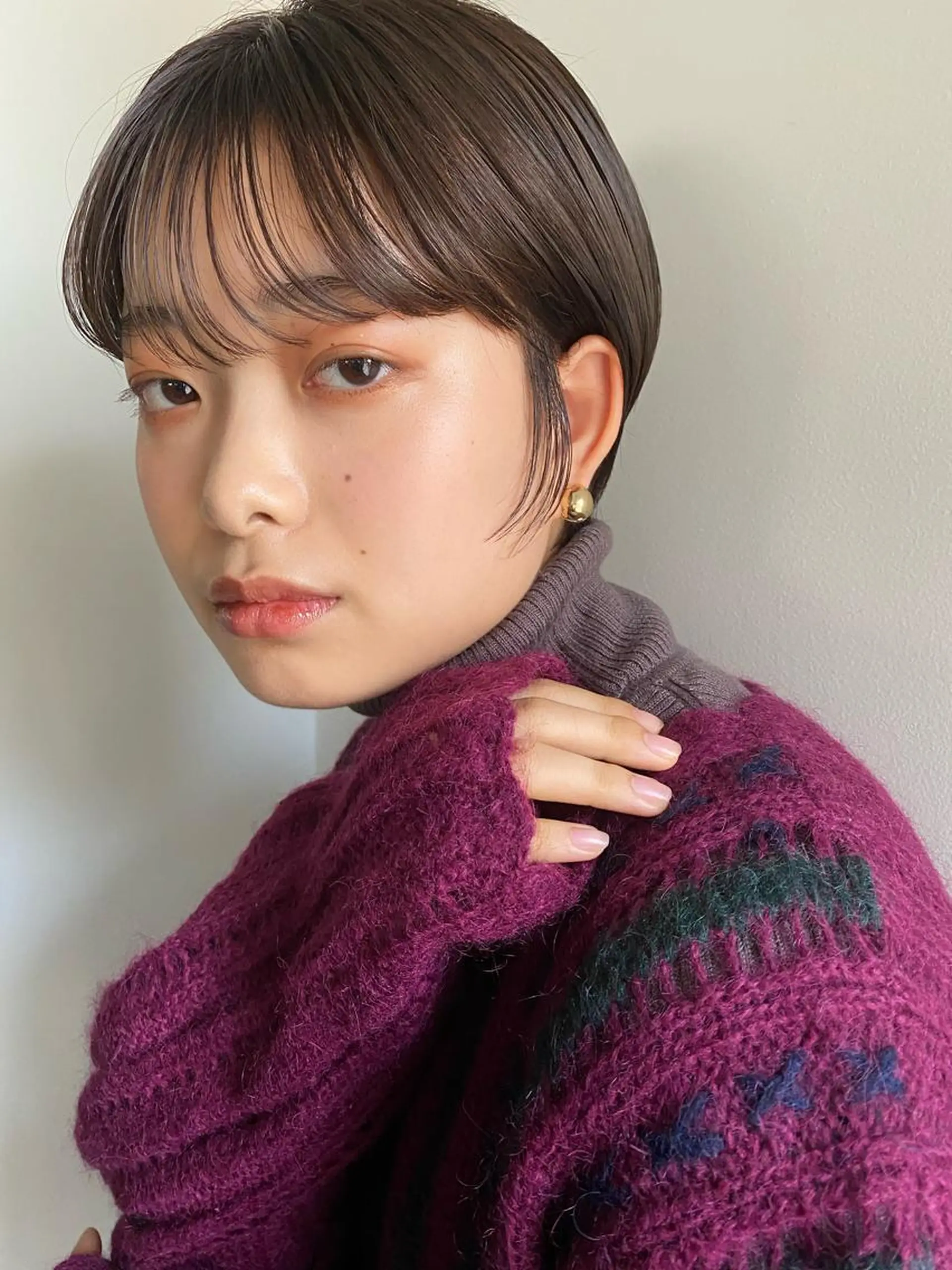 ショート カラー ブラウンカラー ナチュラルブラウン Tomoka🐶🌟 似合わせカット✂︎のヘアスタイル