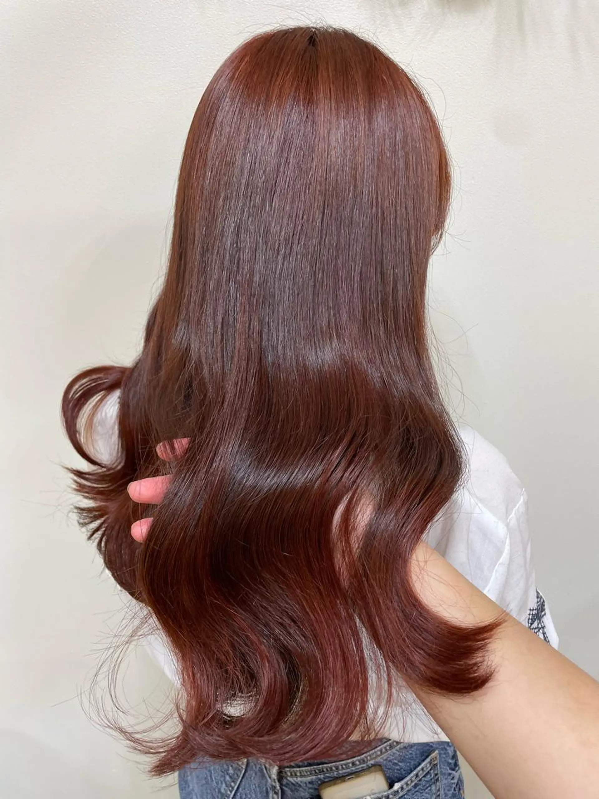 ロング 韓国ヘア 🤍中西麻友🤍のヘアスタイル