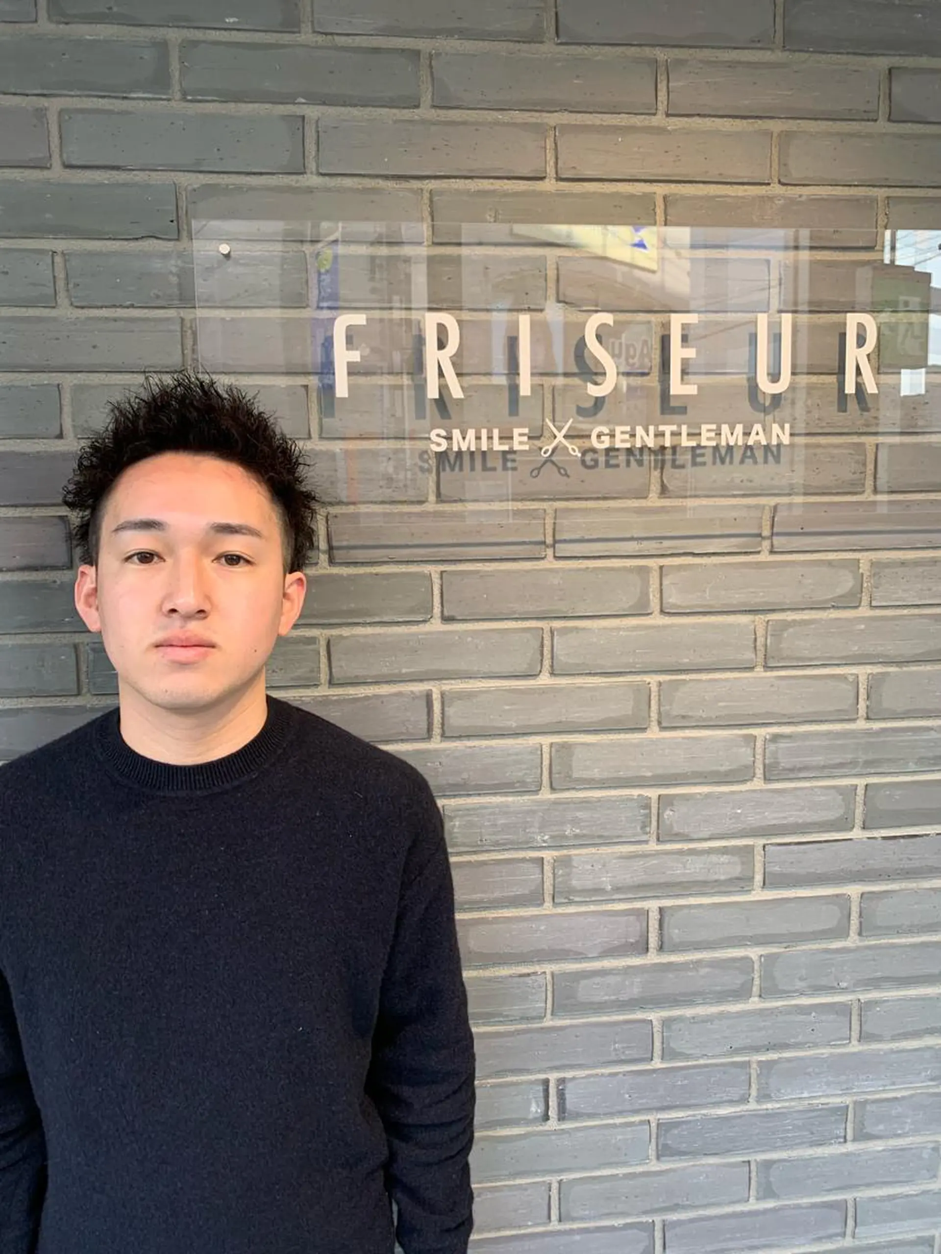 ショート パーマ メンズ FRISEUR smile&gentleman所属・【川西能勢口駅1分】 木村　翔乃佑のヘアスタイル