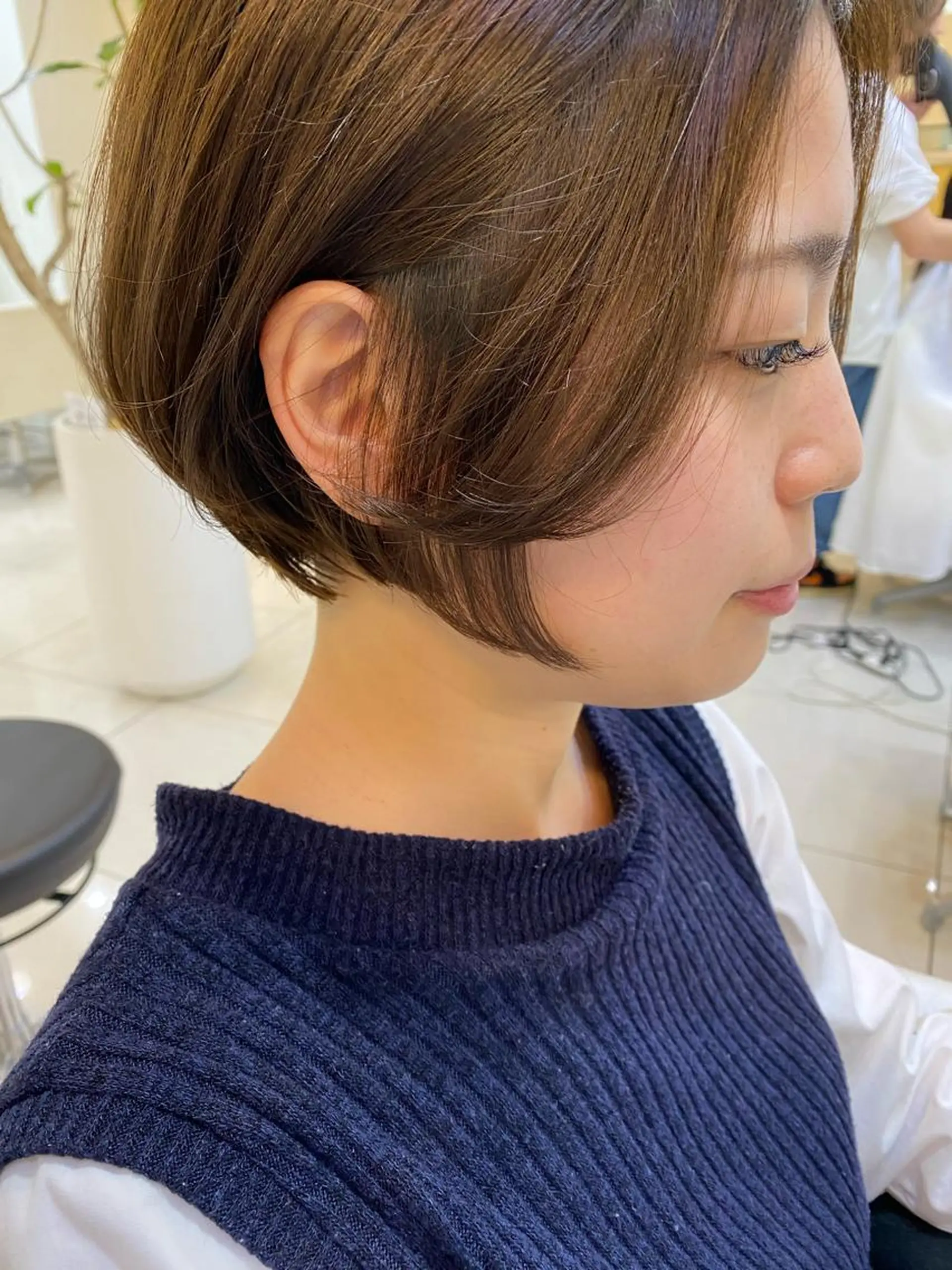 ショート カラー ヘアアレンジ マツエク・マツパ アイブロウ ショートヘア カット ヘアカラー トリートメント 透明感カラー🫧ヘア セット🫧松本菜月の眉毛・アイブロウイメージ