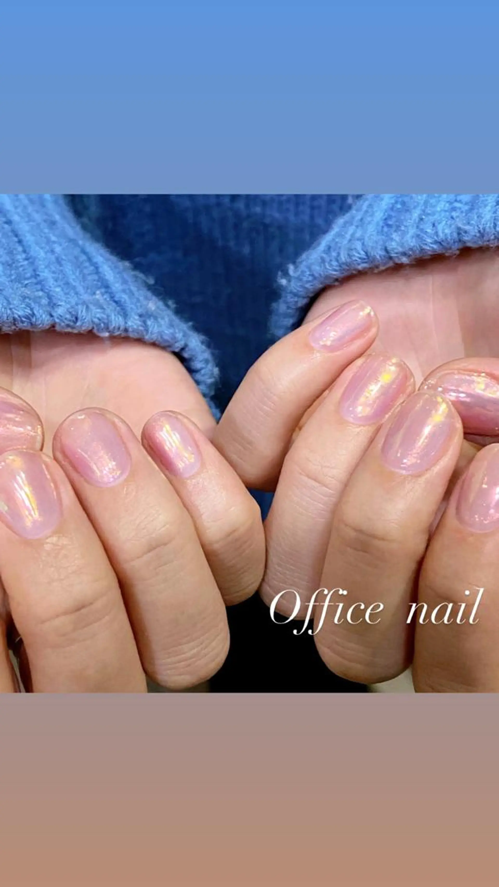 ネイル オフィスネイル ハンドネイル 淡色ネイル 🎀moeのネイルデザイン