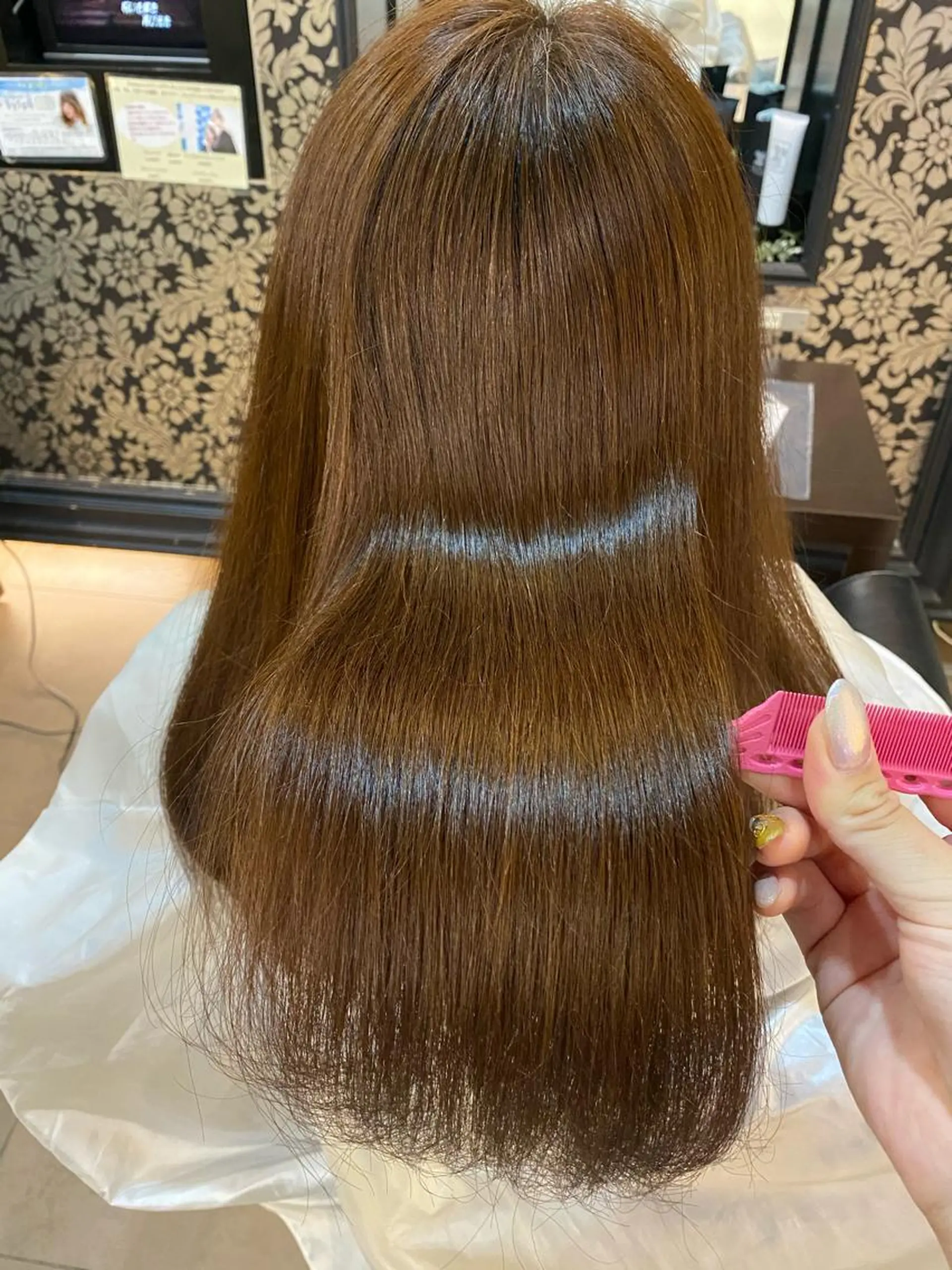 セミロング 【髪質改善💎韓国風 レイヤー🌷】山川のヘアスタイル