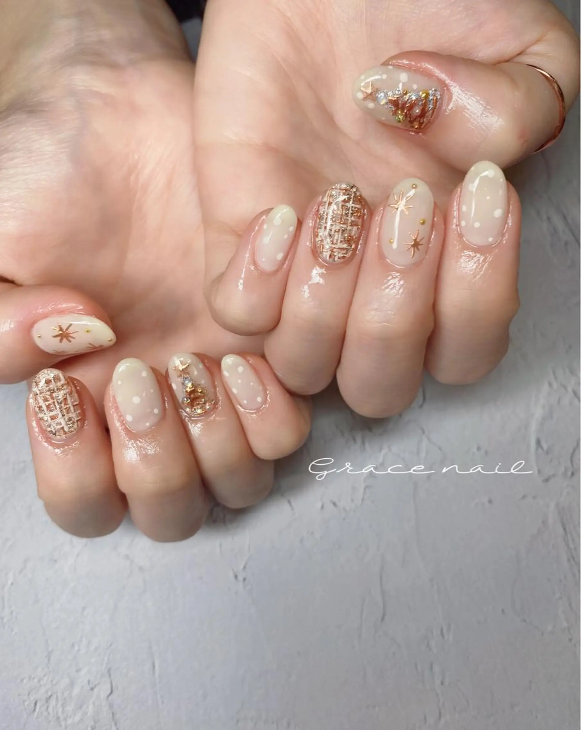ネイル ハンドネイル ☆*｡Grace Nail｡*☆のネイルデザイン