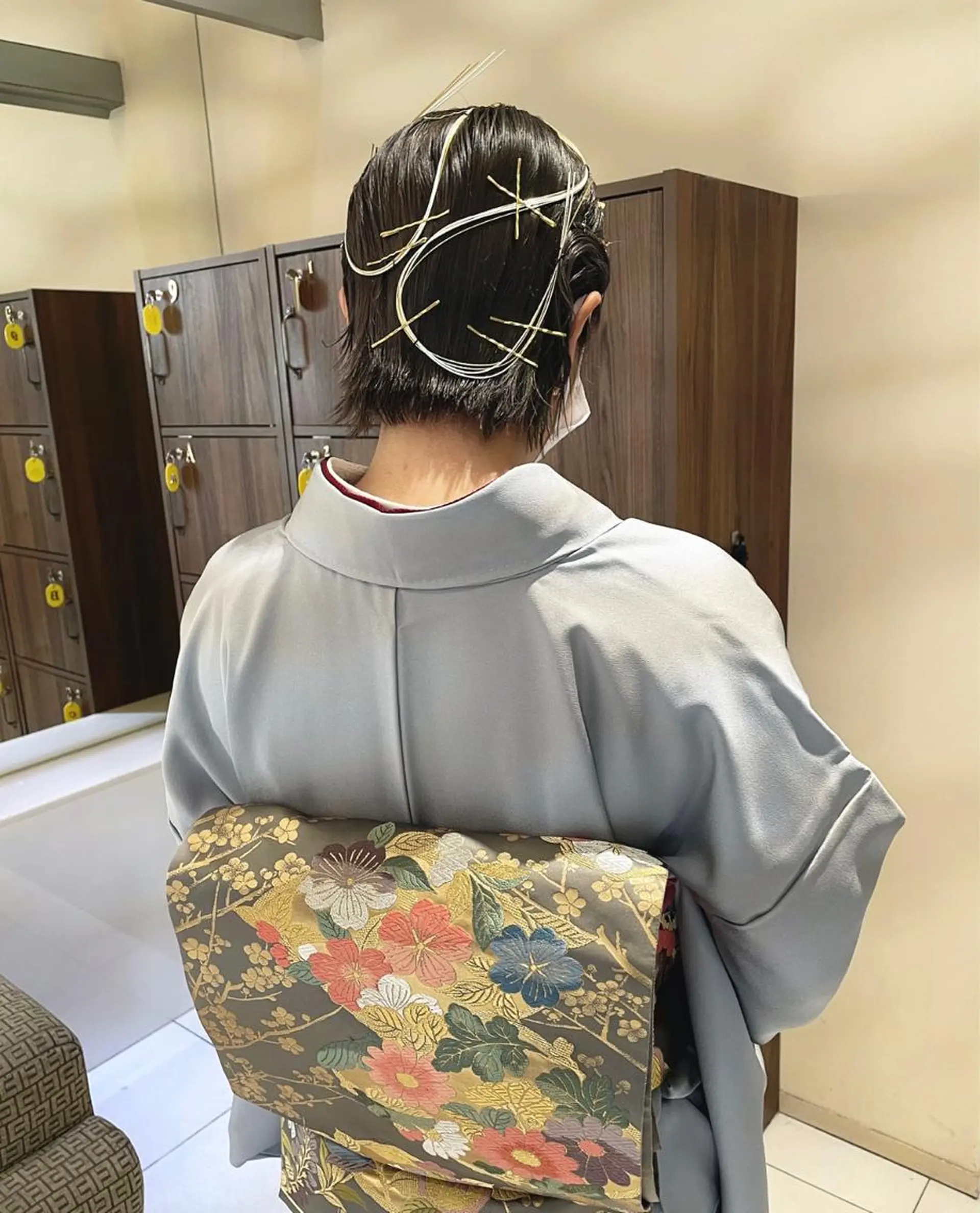 ショート ヘアアレンジ ヘアメイク new meのヘアスタイル