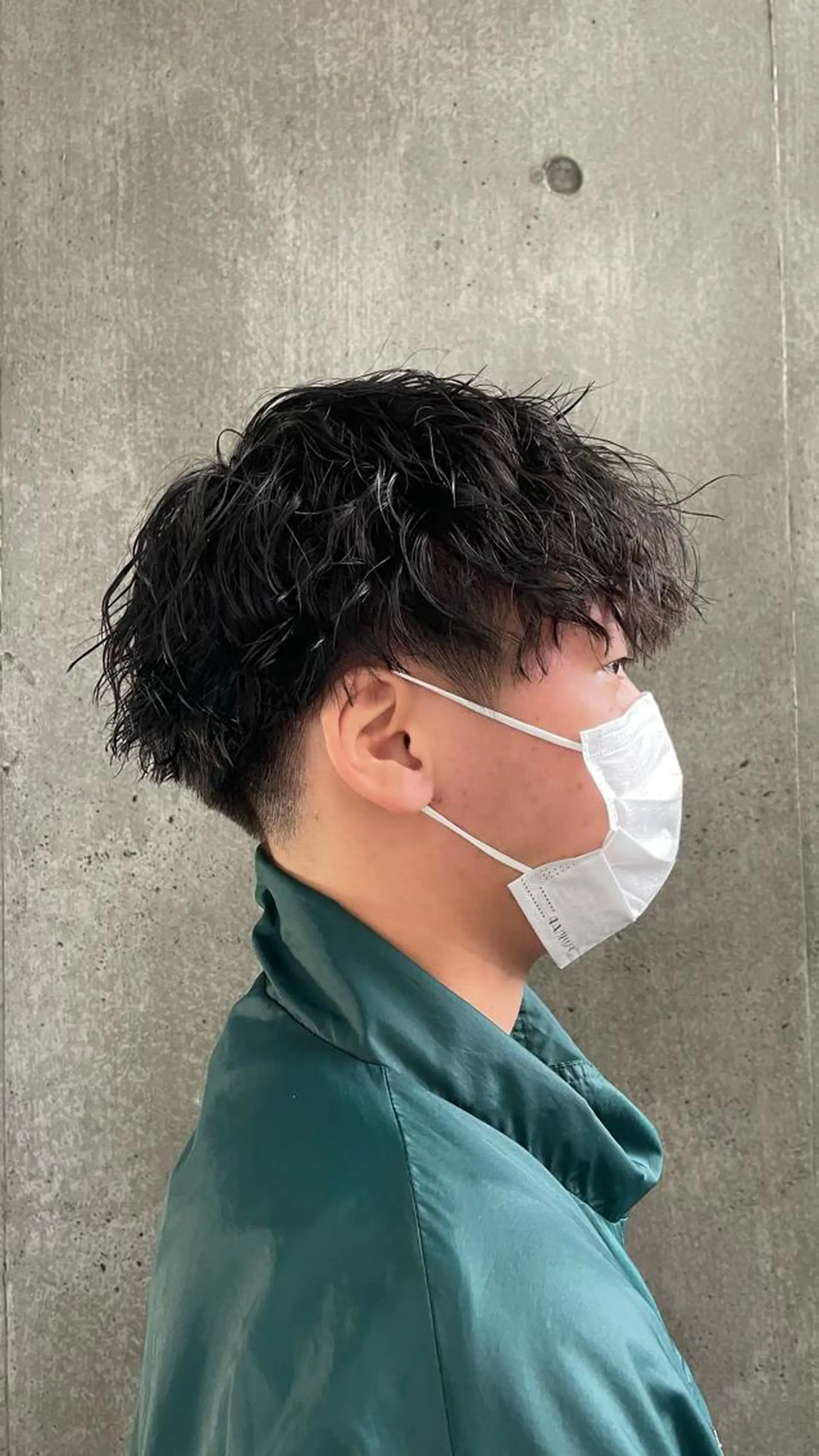 パーマ メンズ もりたみかこ 美容師お休み中のヘアスタイル