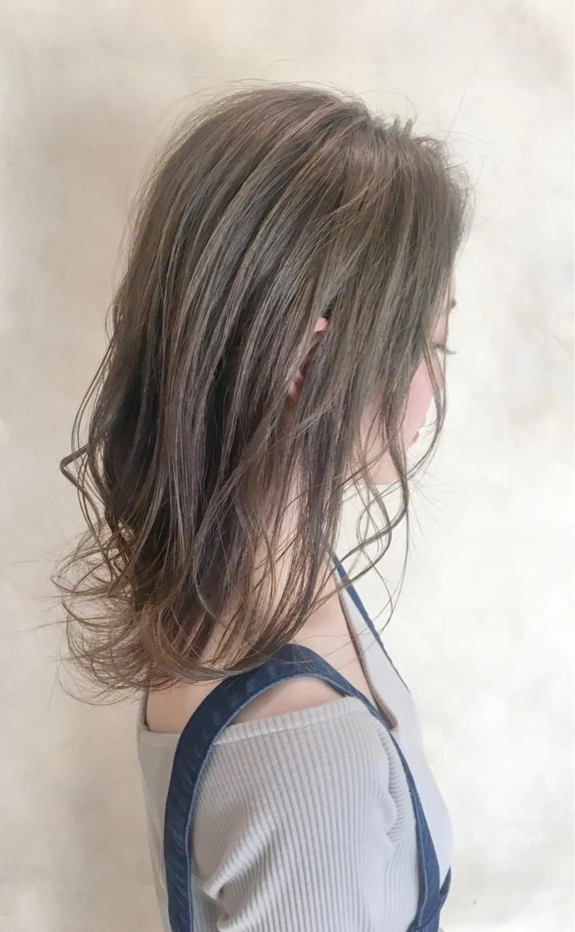 ミディアム カラー 中田 敏明のヘアスタイル
