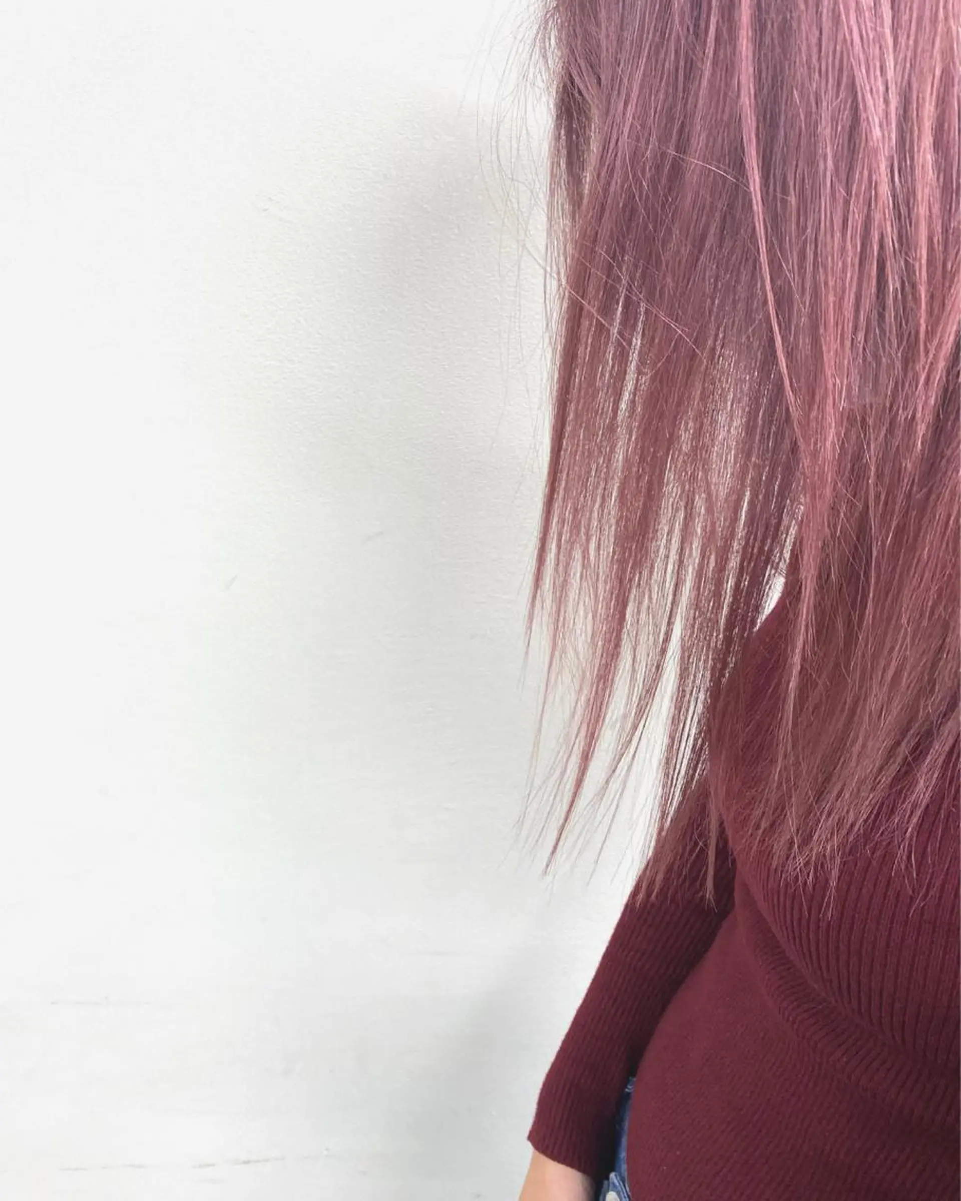 セミロング ピンクラベンダー ヘアカラー トリートメント 小澤大輔 YOLO hairのヘアスタイル