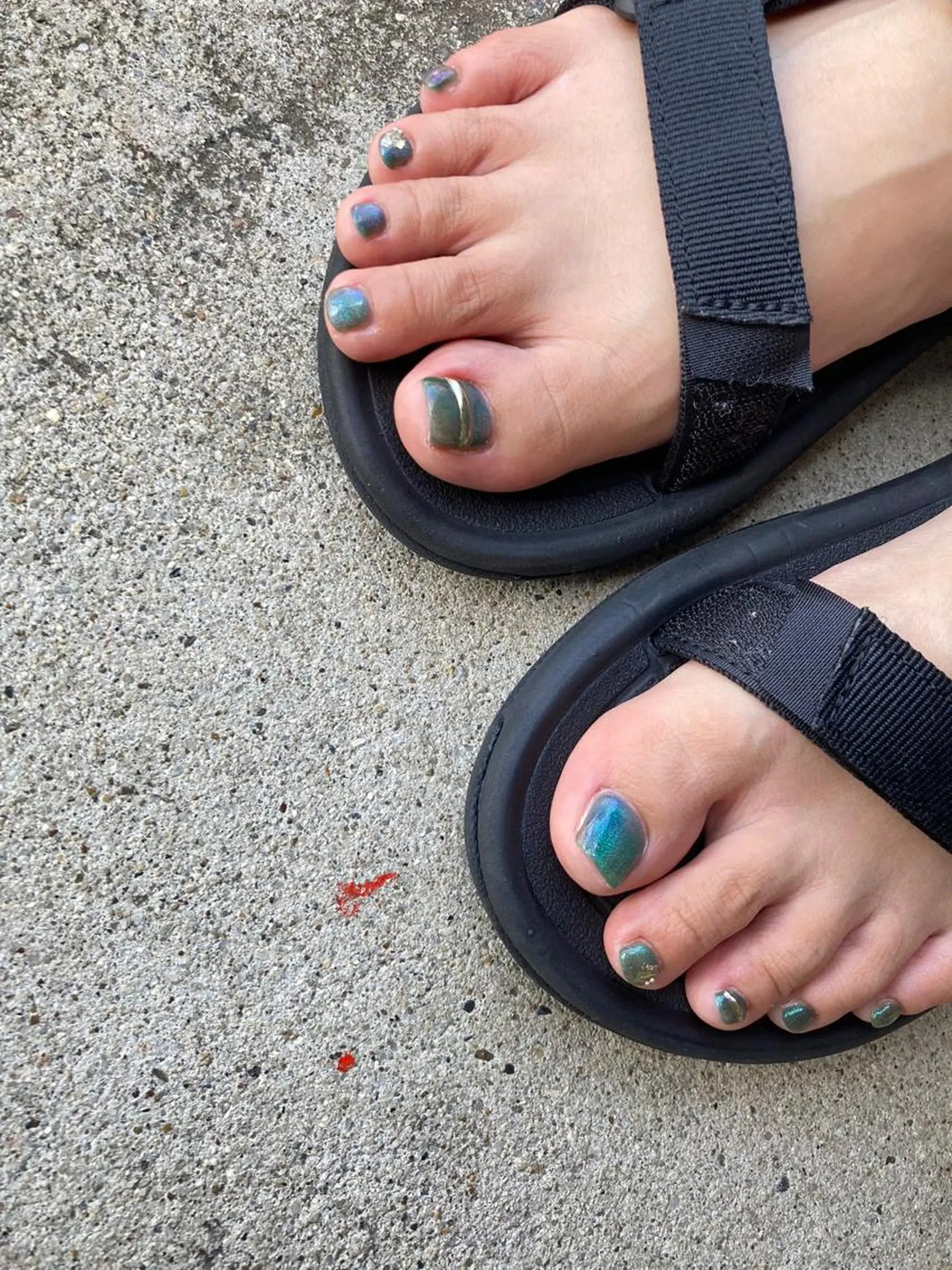 ショート ネイル ハンドネイル フットネイル ✴︎ Delightのネイルデザイン