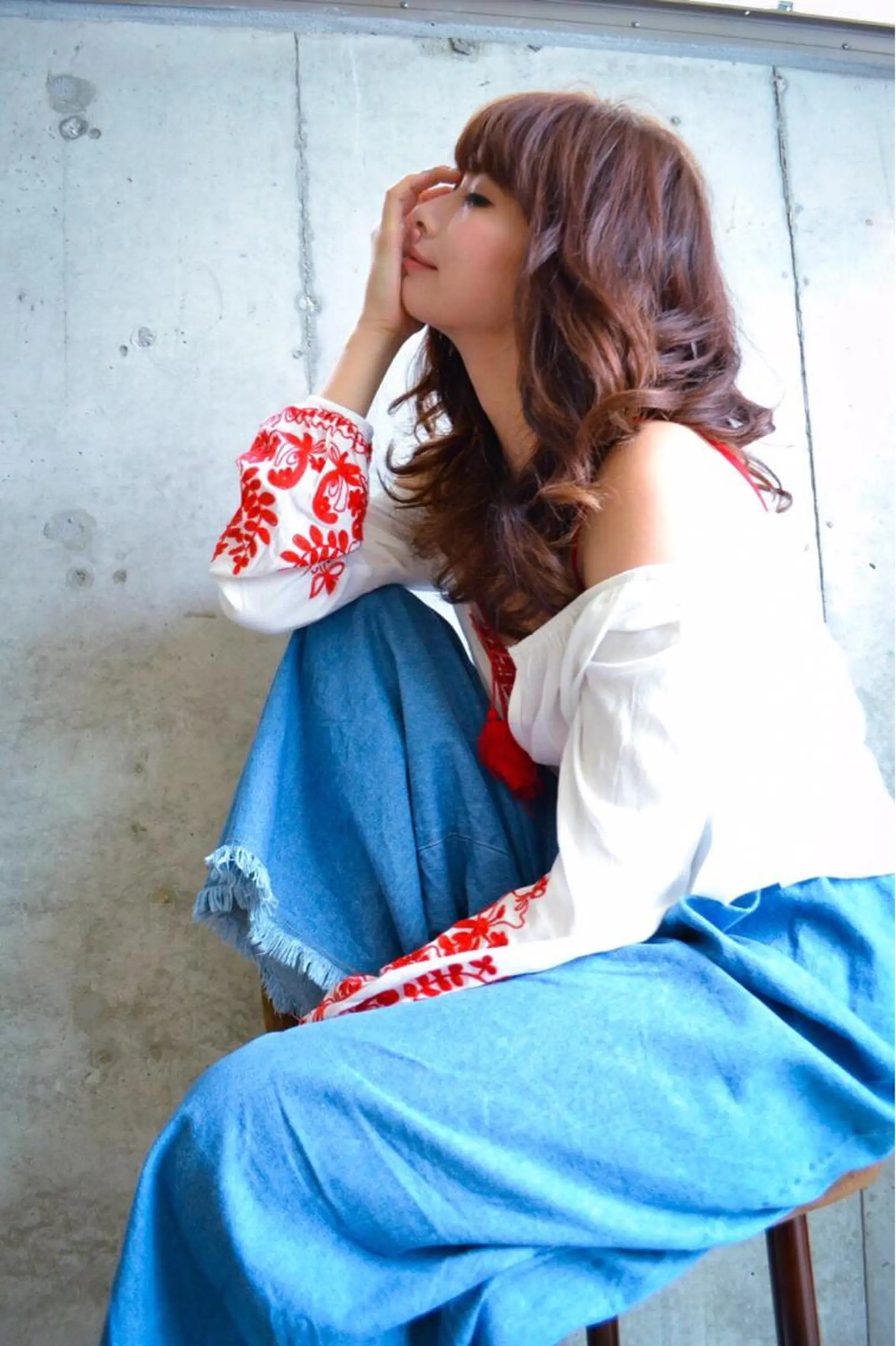 ロング カラー パーマ ヘアアレンジ カット パーマ トリートメント 【店長】 マツモトタクヤのヘアスタイル