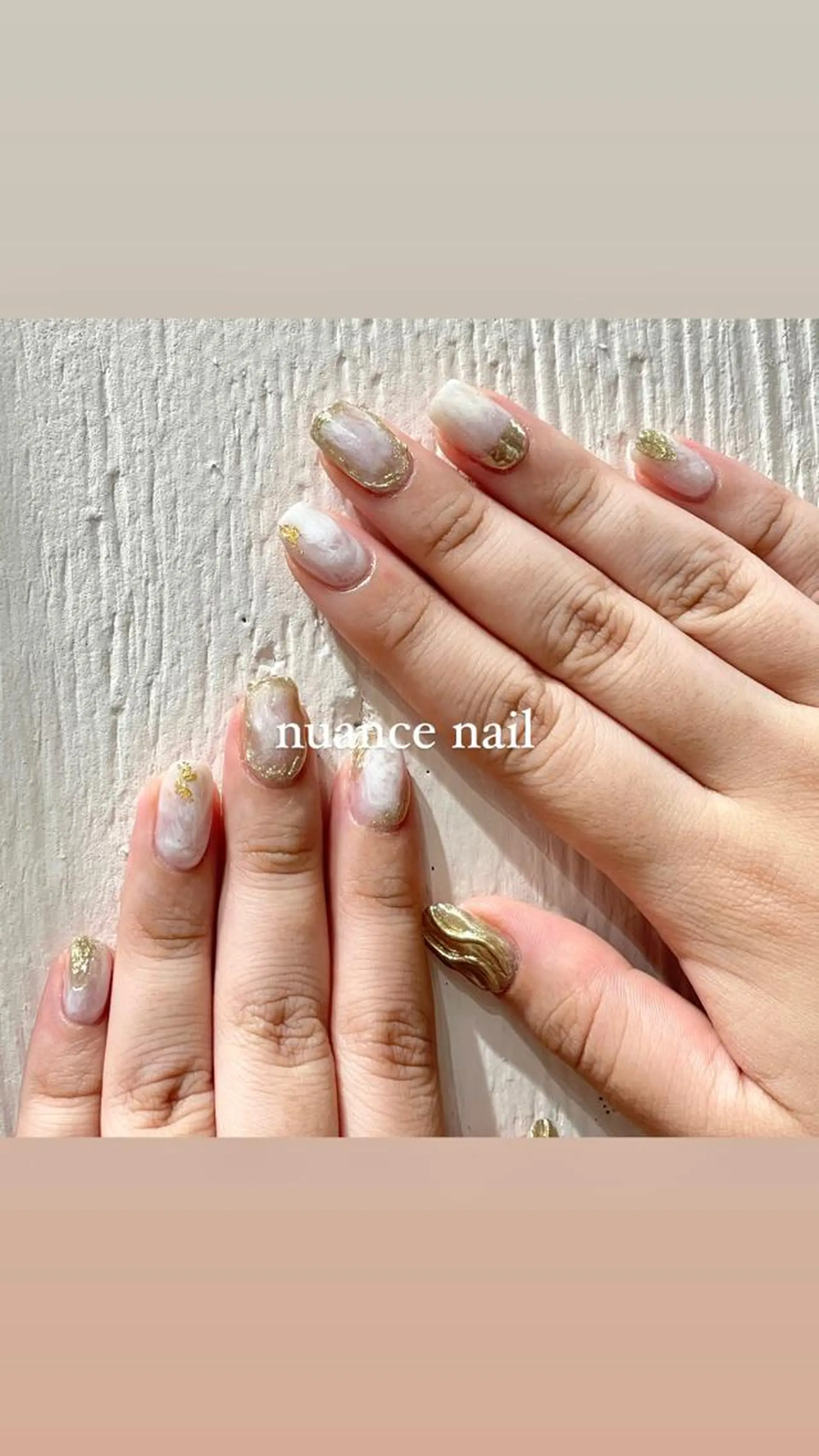 ネイル ニュアンスネイル ハンドネイル 淡色ネイル 🎀moeのネイルデザイン