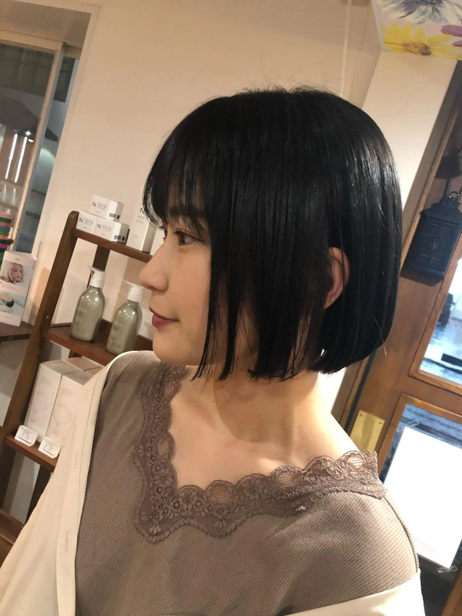 ショート ボブ カット レイヤーカット匠 イソザキノリユキのヘアスタイル