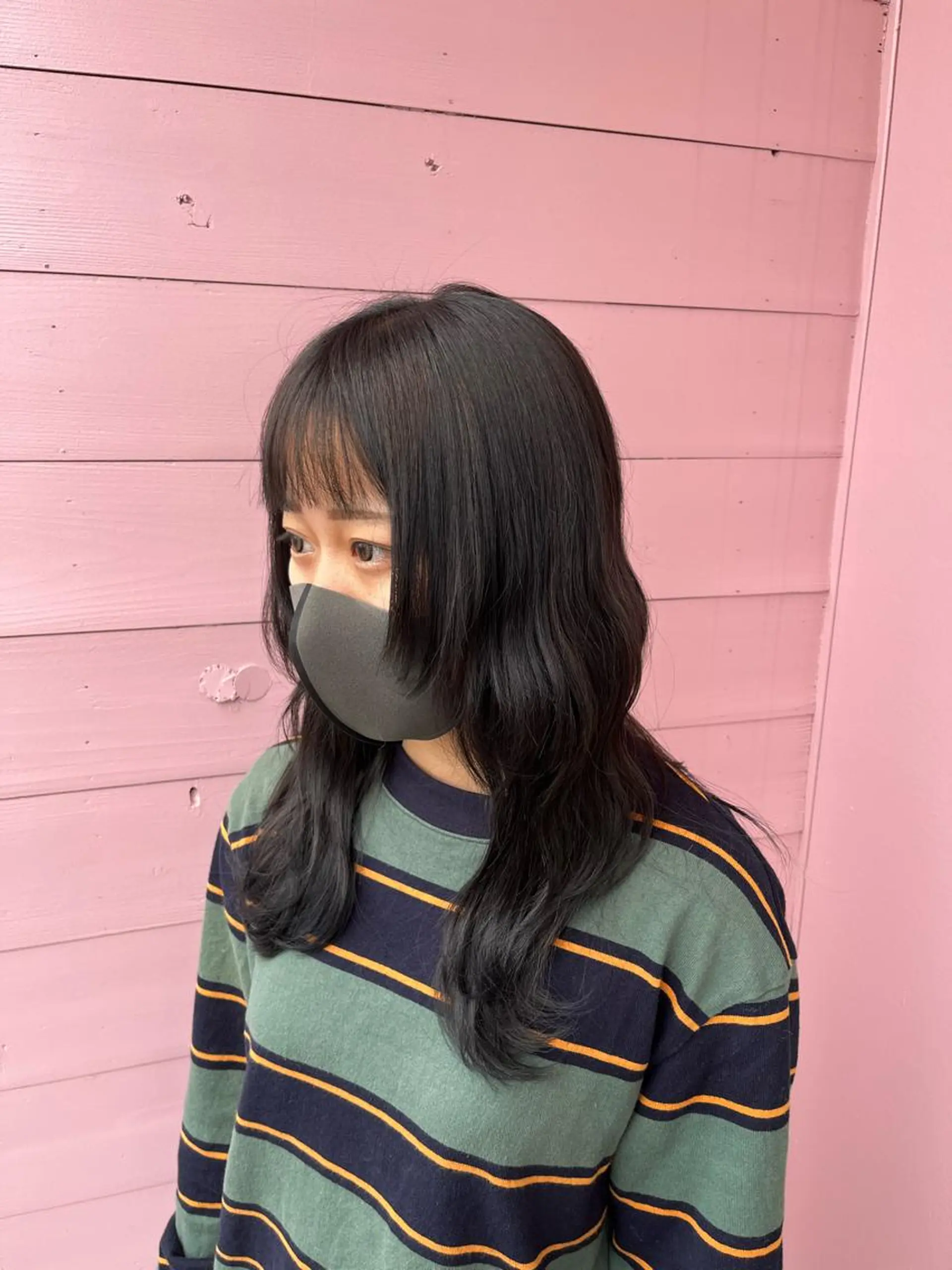 ロング 顔周りカット ロング ウルフカット ☁️彦坂唯有/ 透明感カラー☁️のヘアスタイル