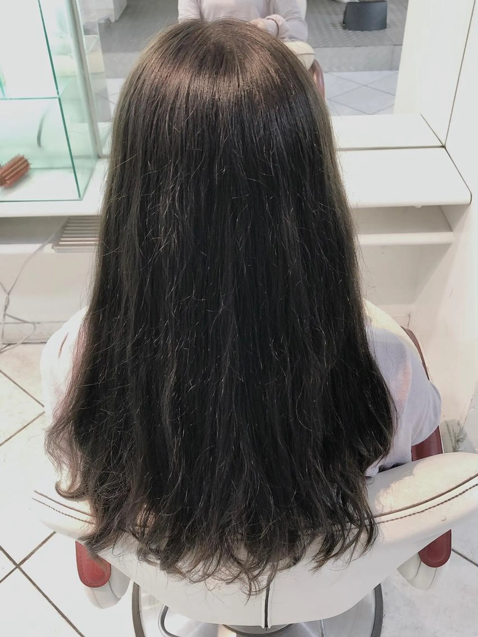 ロング カラー パーマ 保住 亮太のヘアスタイル
