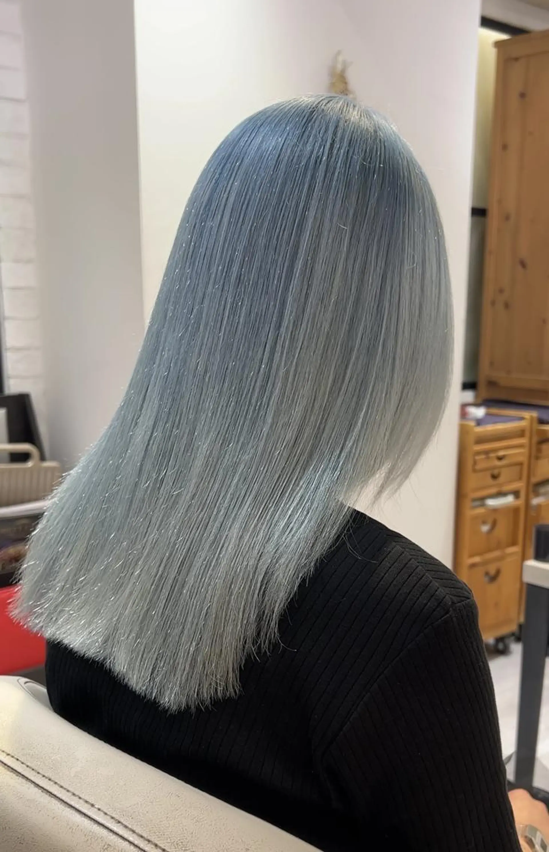 セミロング カラー ブロンド メンズパーマ/ メンズカット/タクヤのヘアスタイル