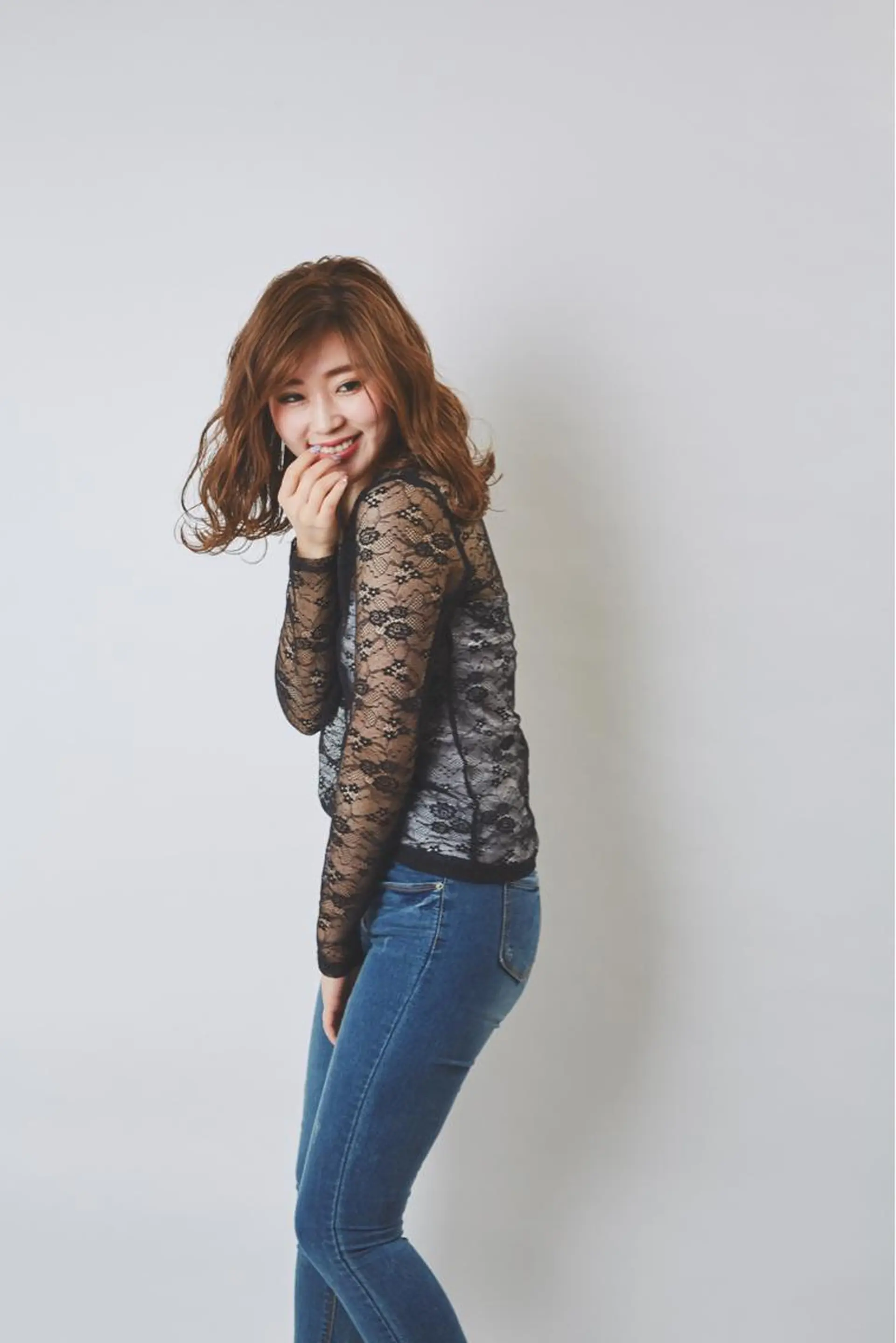 ミディアム カラー パーマ ヘアアレンジ メンズ キッズ ネイル マツエク・マツパ アティリー 西梅田のヘアスタイル