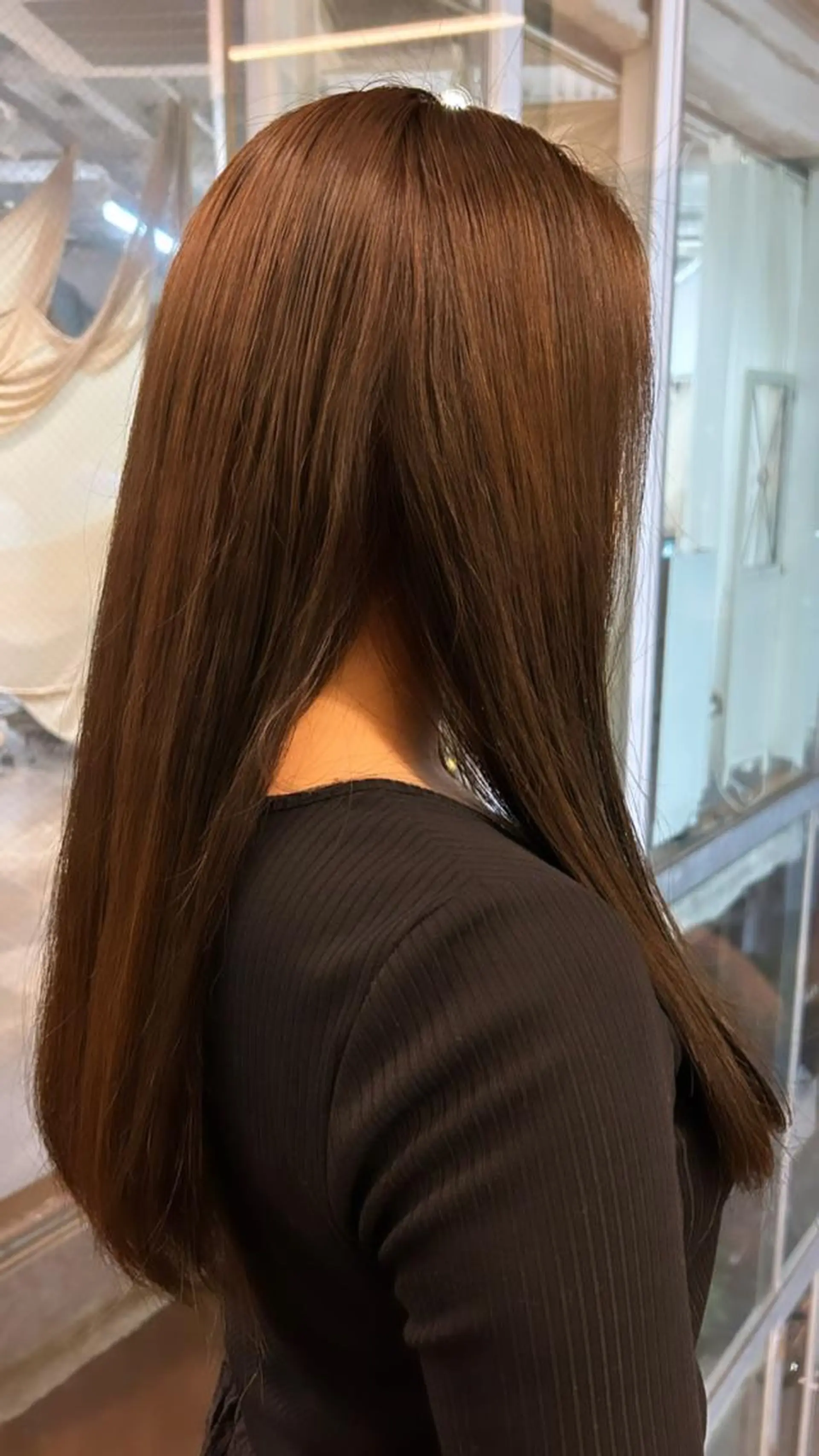 ロング jiji所属・青木 真生のヘアスタイル