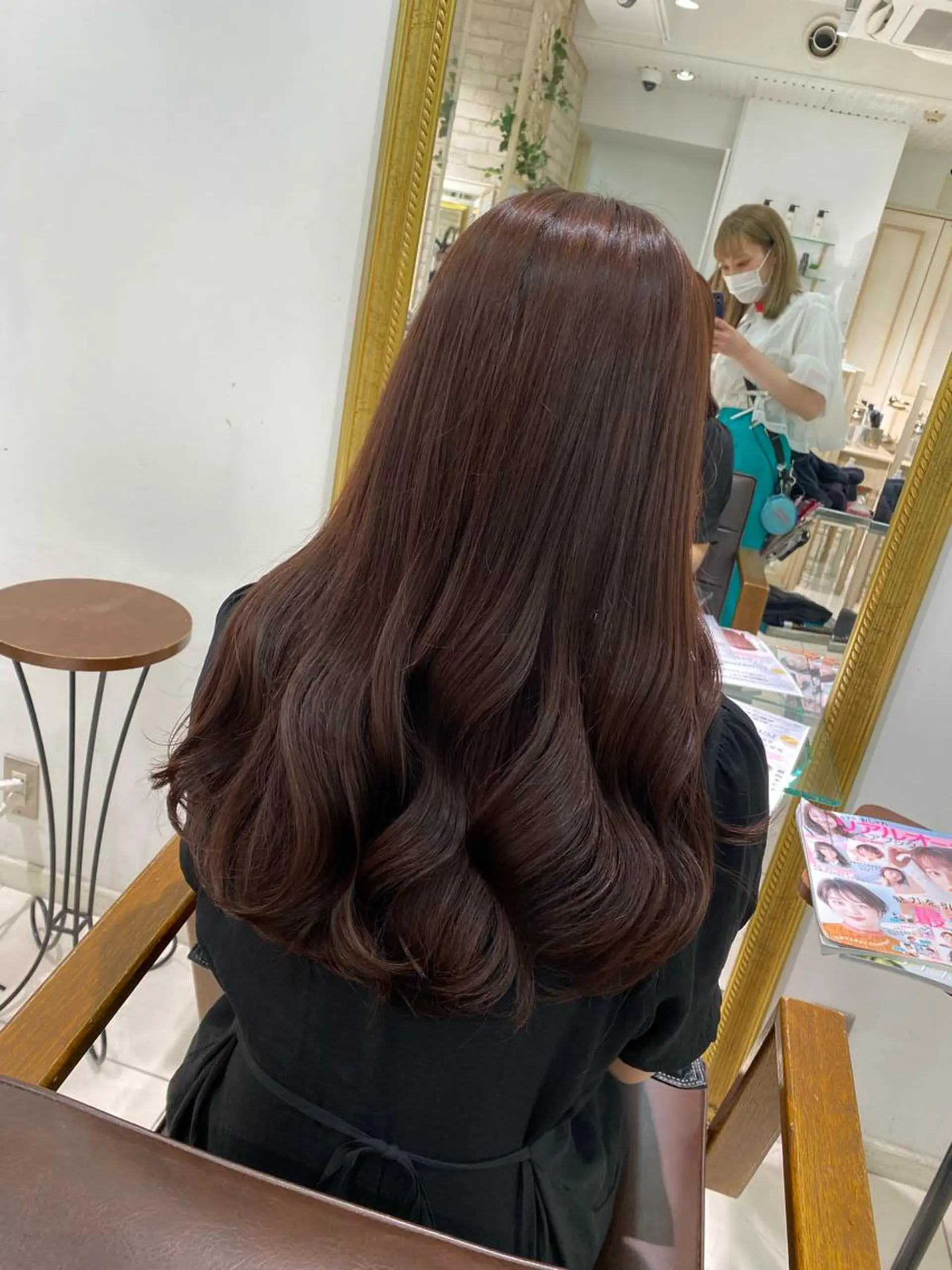 ロング カラー ヘアアレンジ 透明感カラー 古山 結季🌙🖤のヘアスタイル