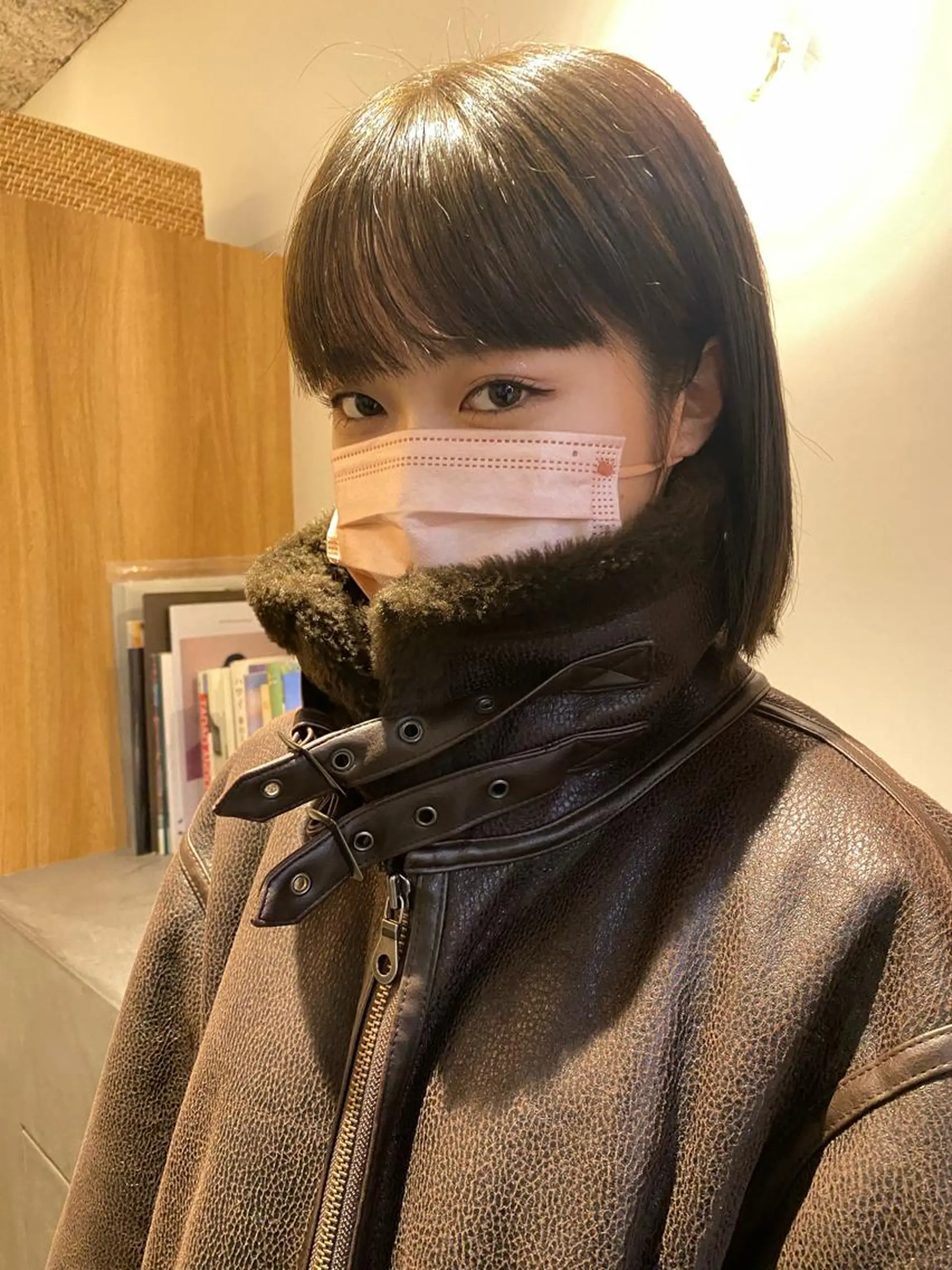 ミディアム カラー 砂原 ひよりのヘアスタイル