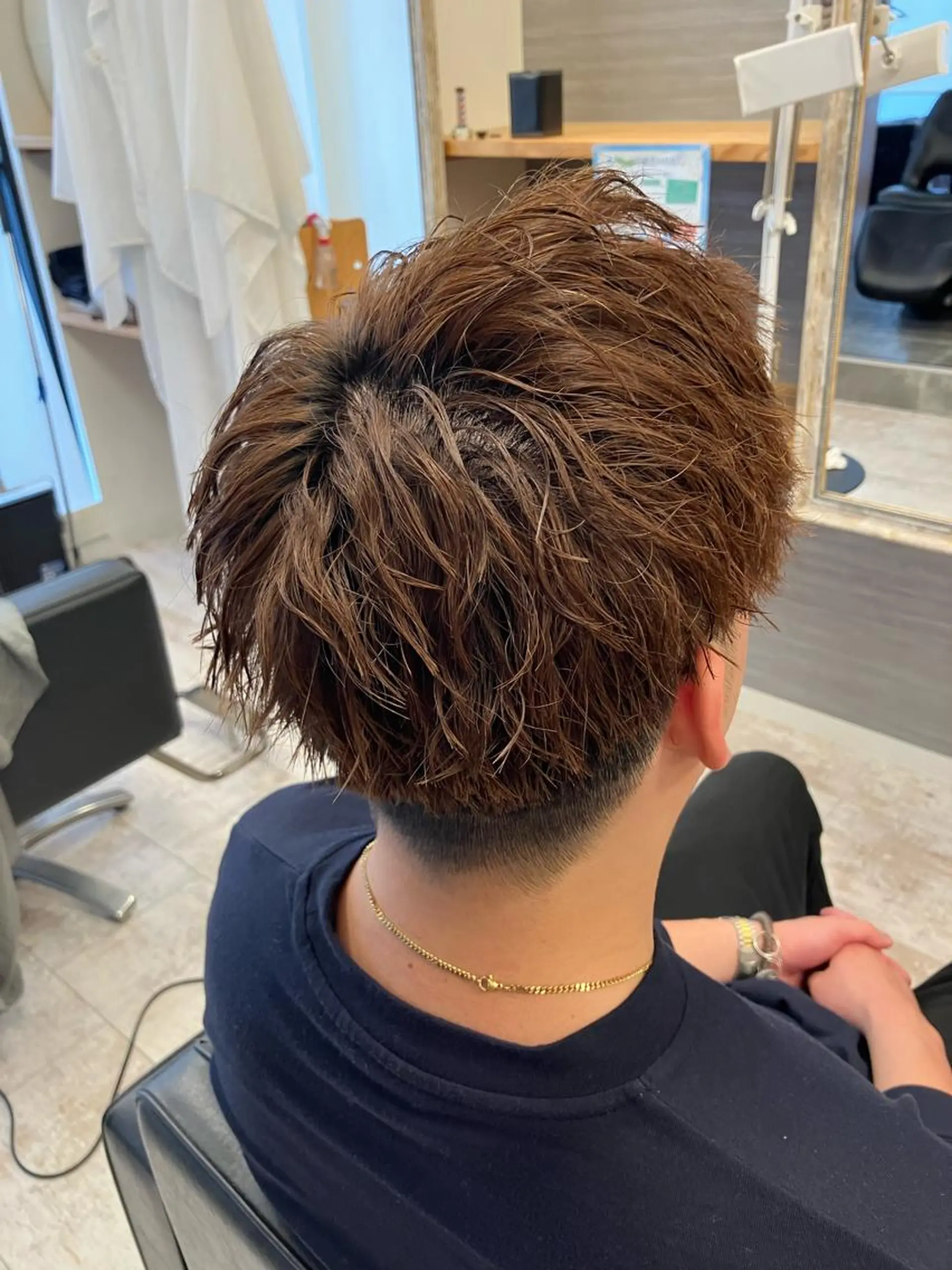 パーマ メンズ カット パーマ メンズ特化/パーマ/ フェードWATARUのヘアスタイル