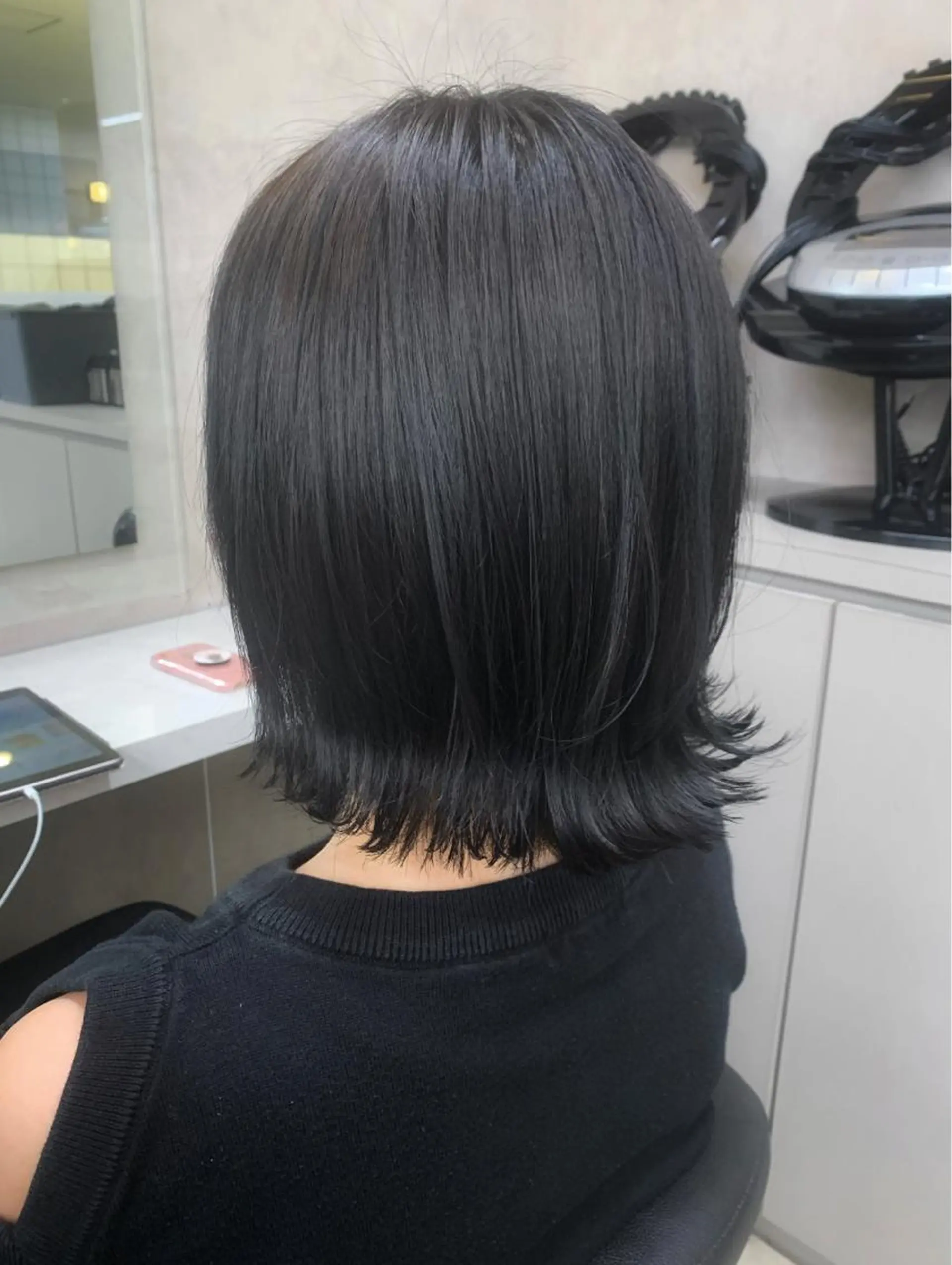 セミロング カット ヘアカラー トリートメント 【美容室が苦手な方 専問美容室】MIHOのヘアスタイル