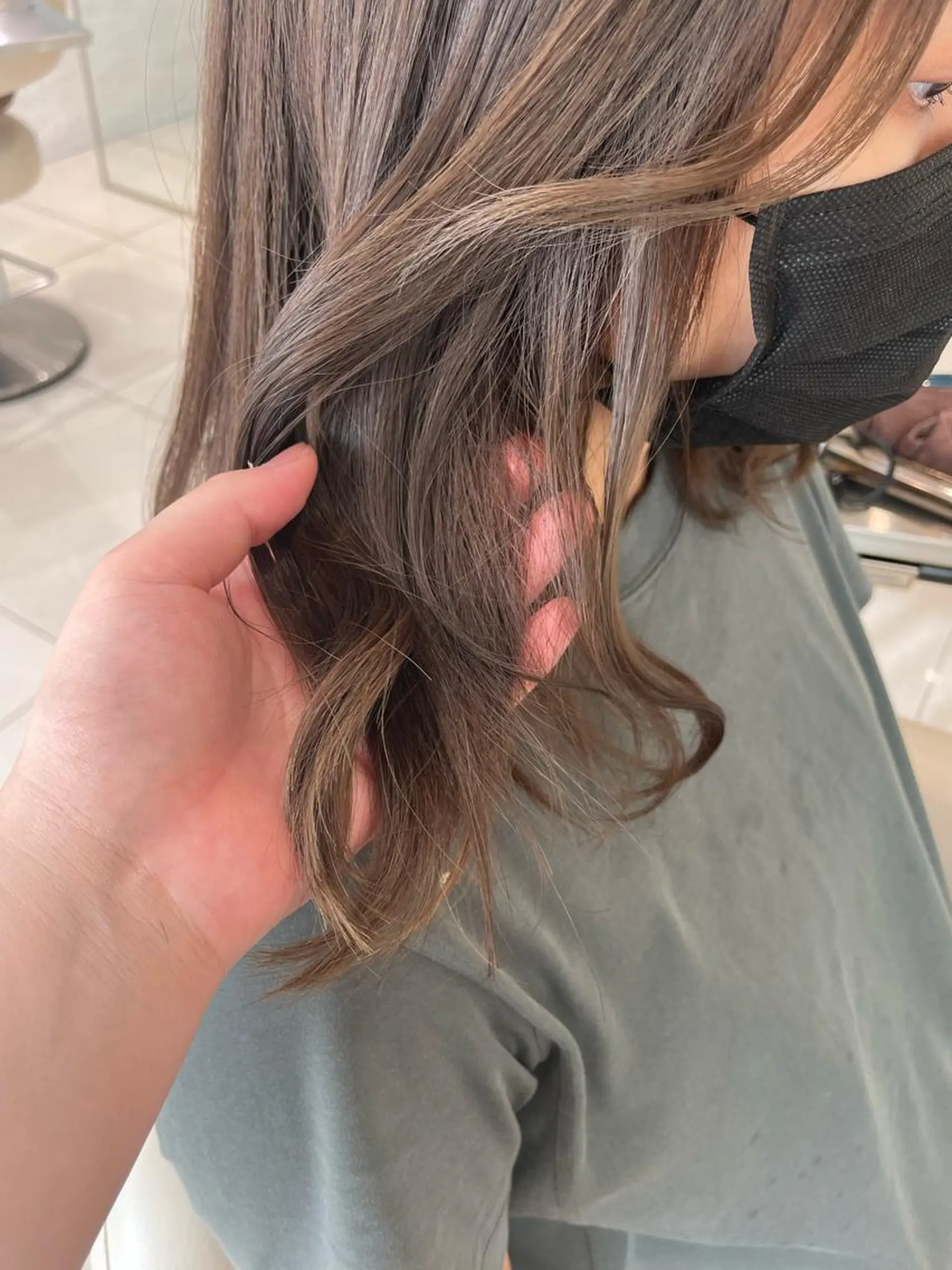 ミディアム カット ヘアカラー トリートメント 🪴酒井 可南子🪴のヘアスタイル