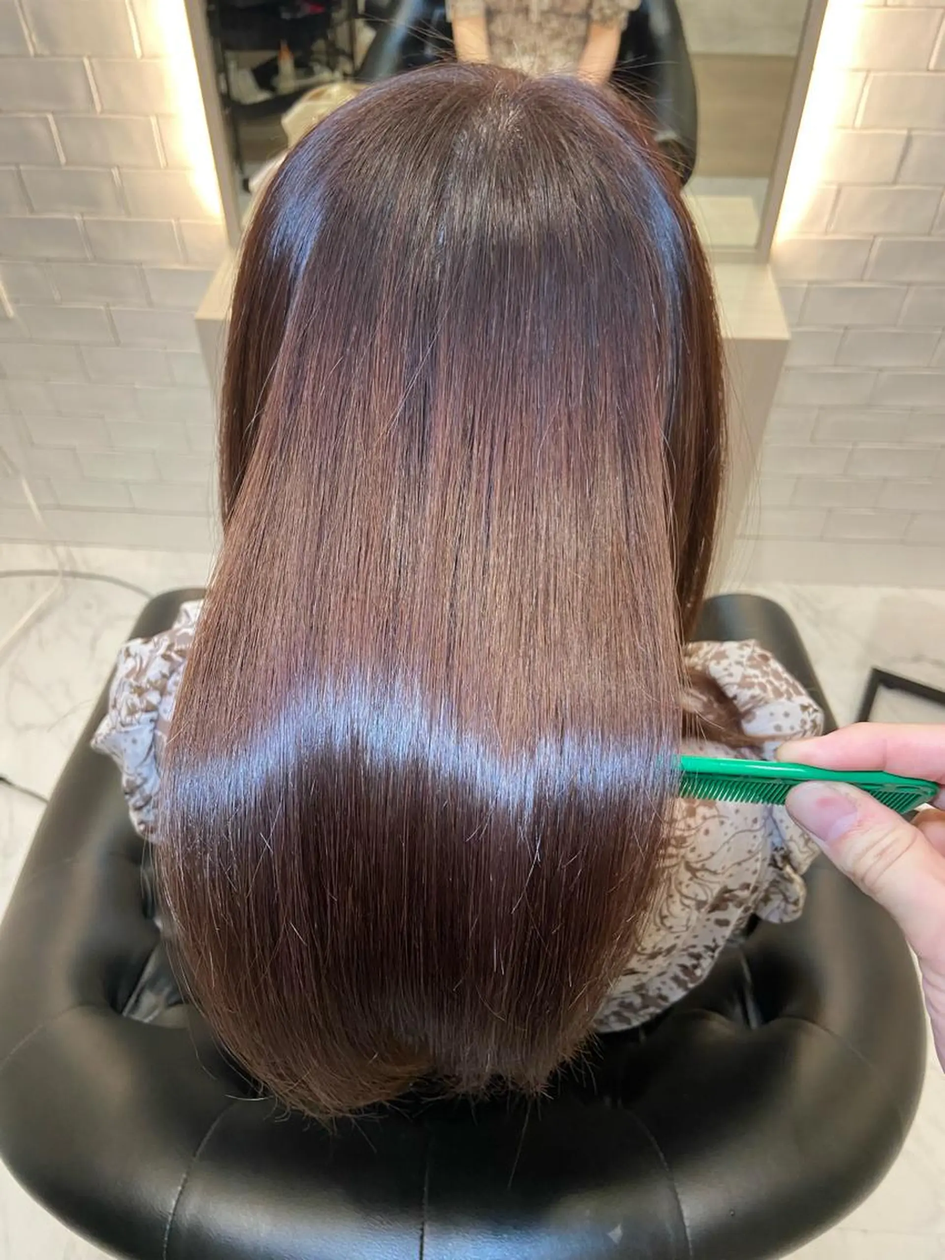 ロング トリートメント 酸熱トリートメント カット 縮毛矯正 トリートメント ツバサ 髪質改善のヘアスタイル