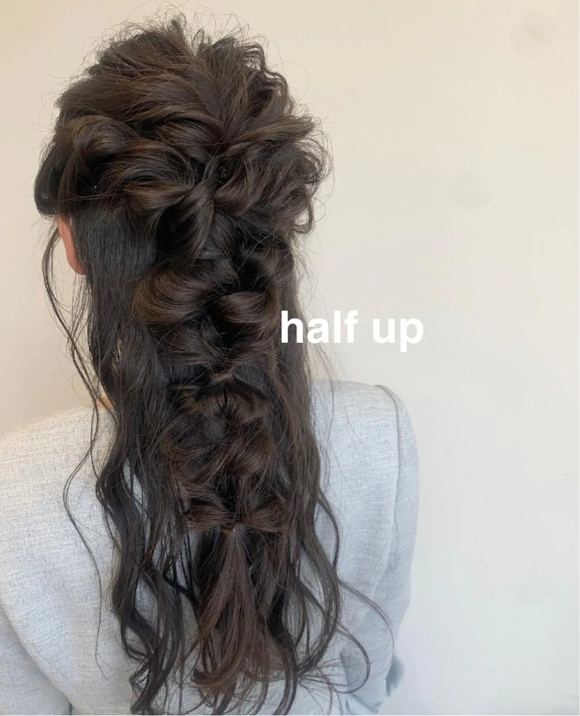 ロング ヘアアレンジ ハーフアップ kitagawa mayuのヘアスタイル