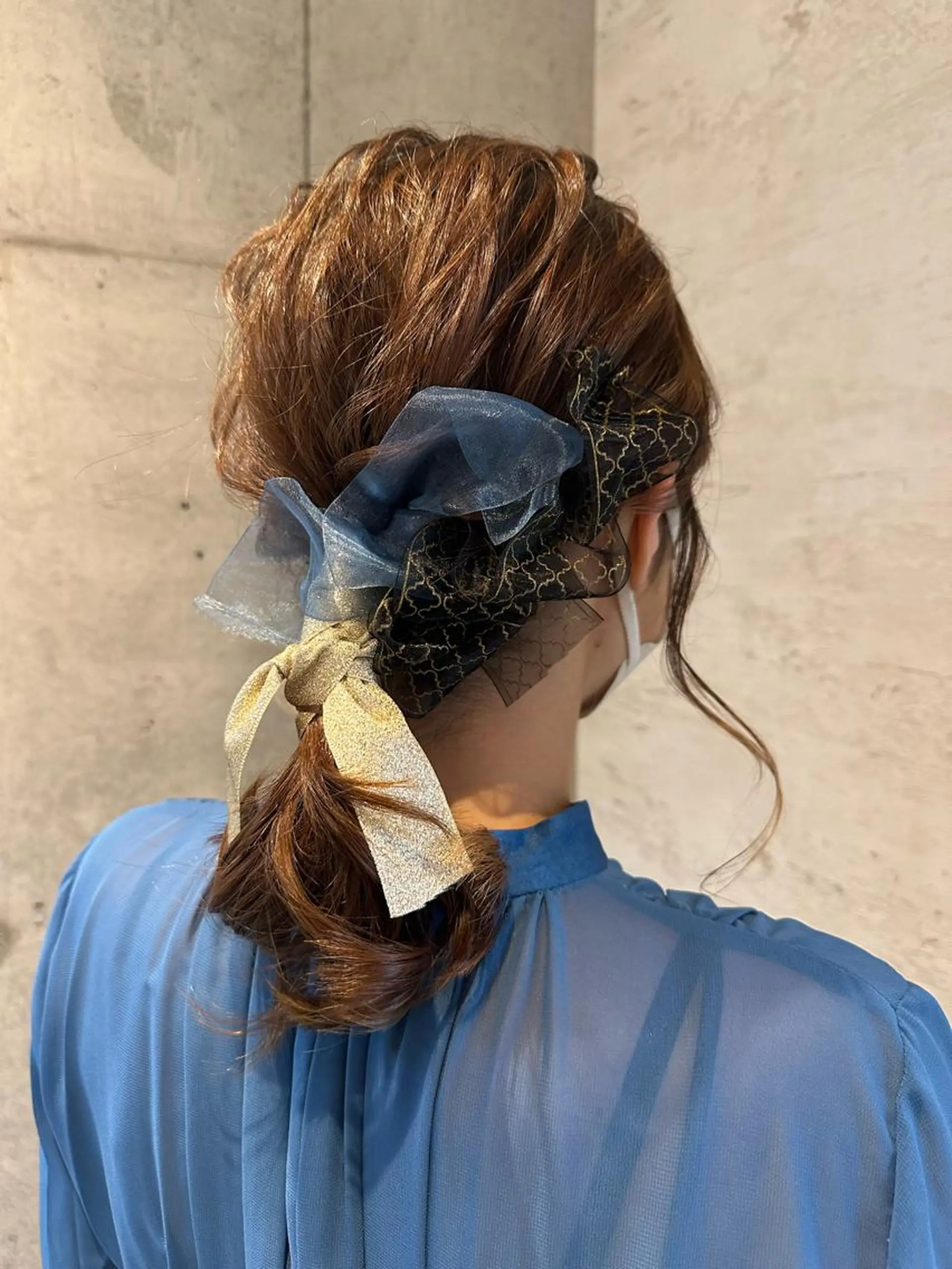 セミロング ヘアアレンジ 女性に人気♪ はやしほのかのヘアスタイル