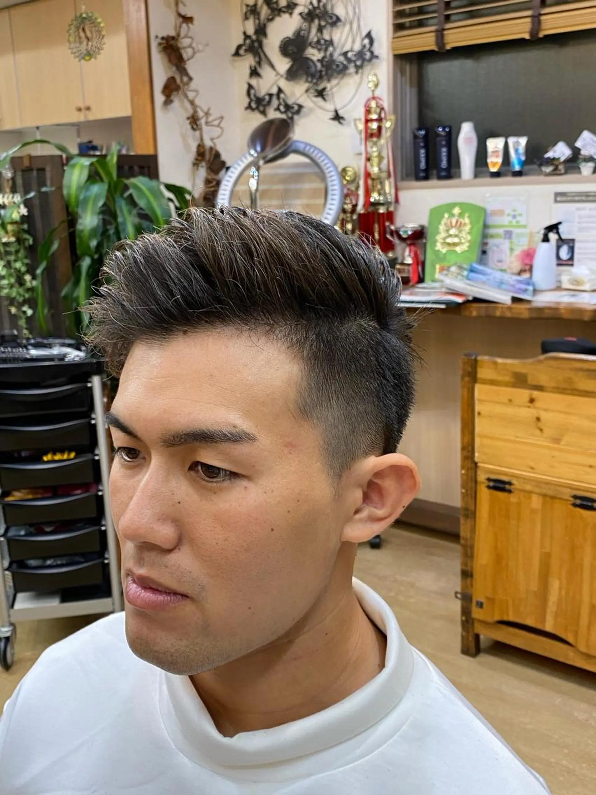 ショート メンズ 浅見 天翔のヘアスタイル