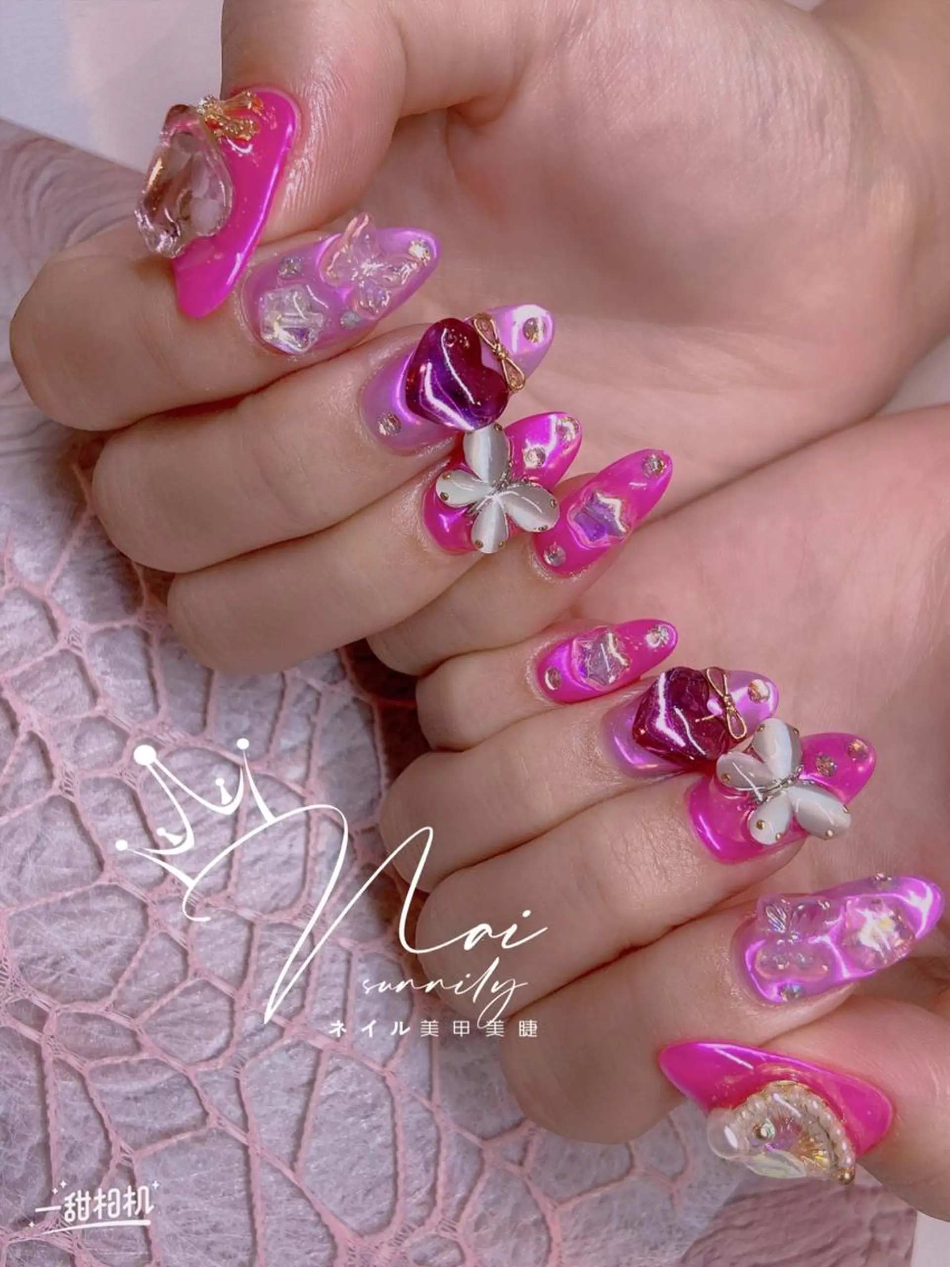 ネイル 長さだし専門店 M2　rikaのネイルデザイン