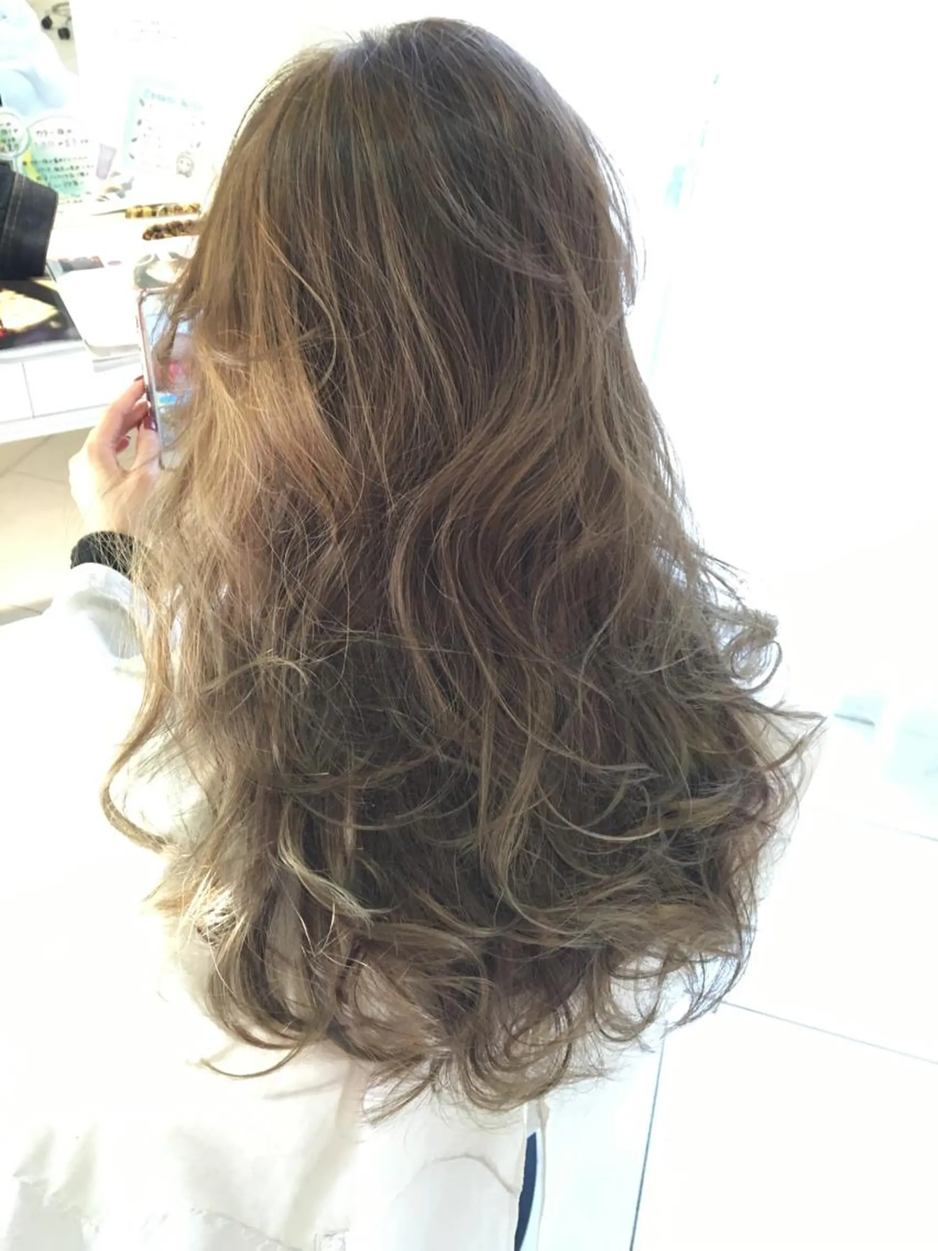 ロング カラー 店長/mao/ 前髪/顔周りカットのヘアスタイル