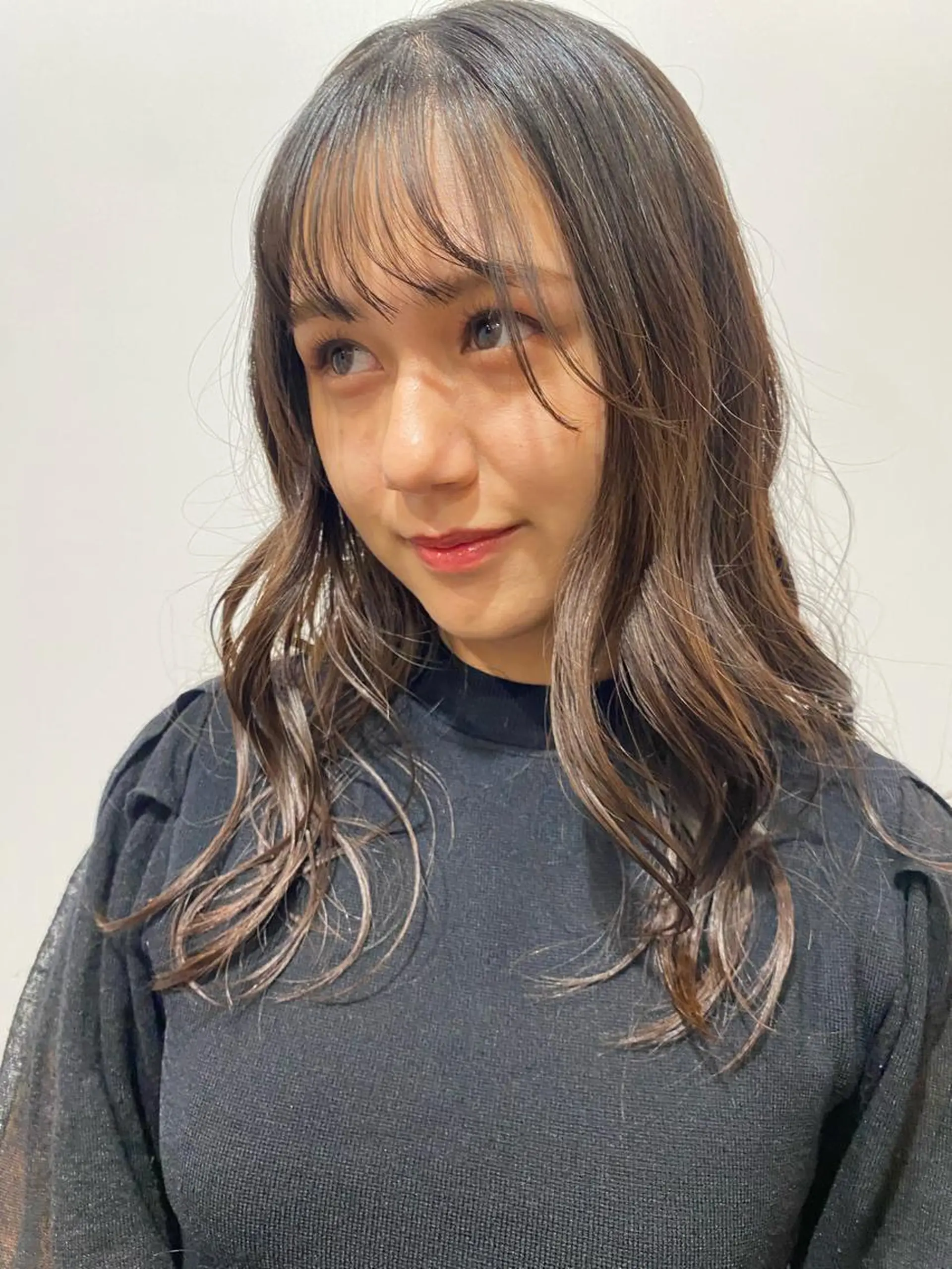 ヘアアレンジ 顔周りカット/透明感 カラー/rioのヘアスタイル