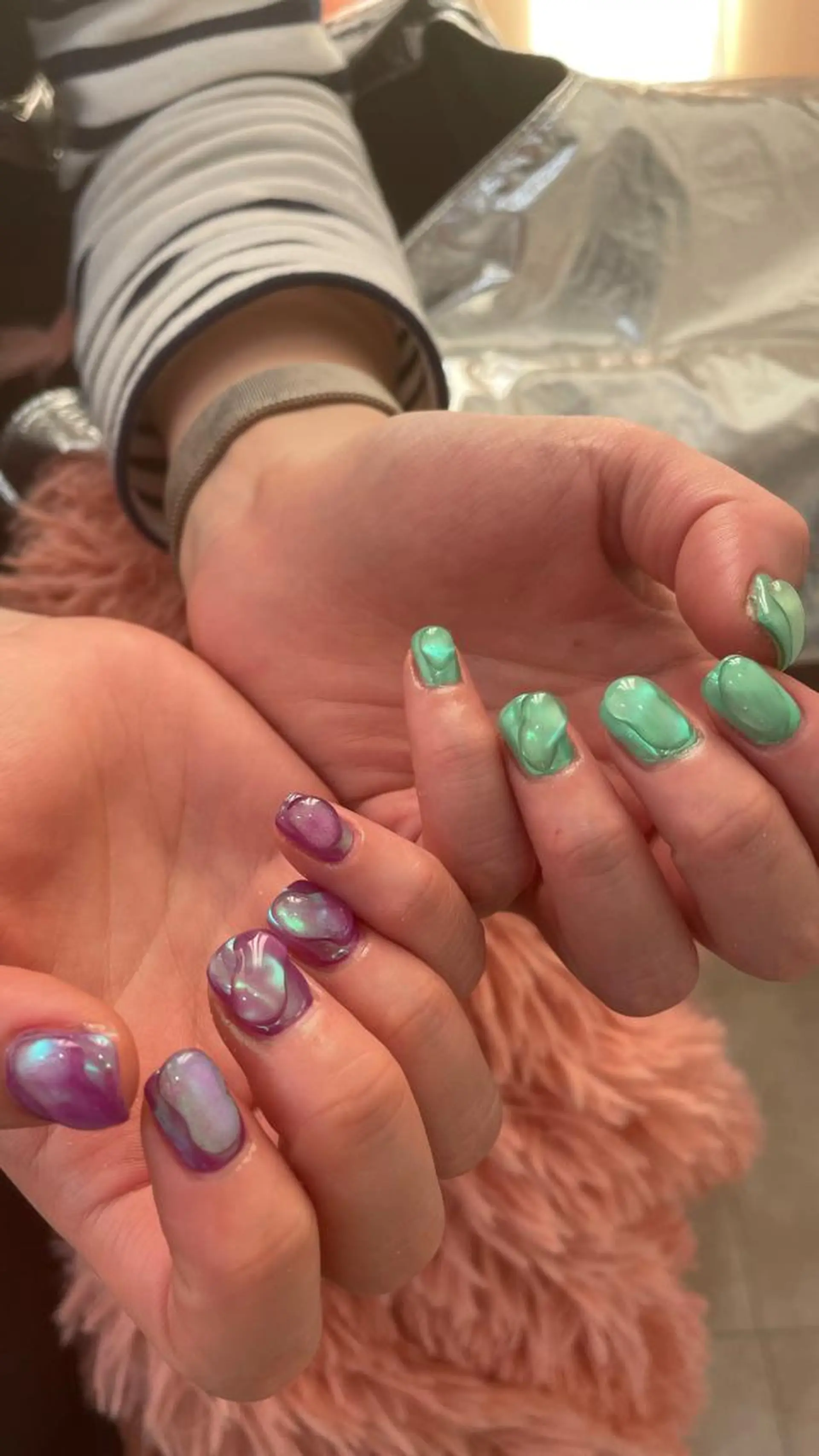 ネイル ハンドネイル フットネイル ゆびノさき茨木店 ニュアンス/アートのネイルデザイン