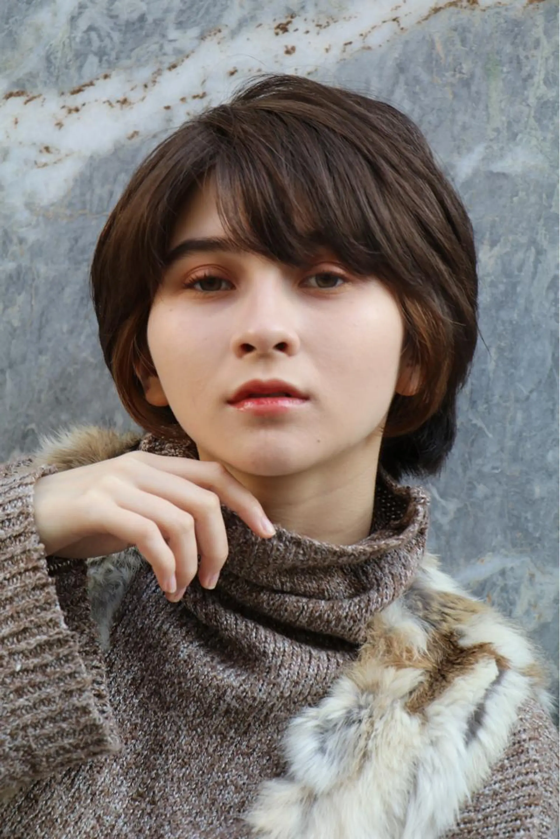 ショート 美艶ボブ 石井一成のヘアスタイル