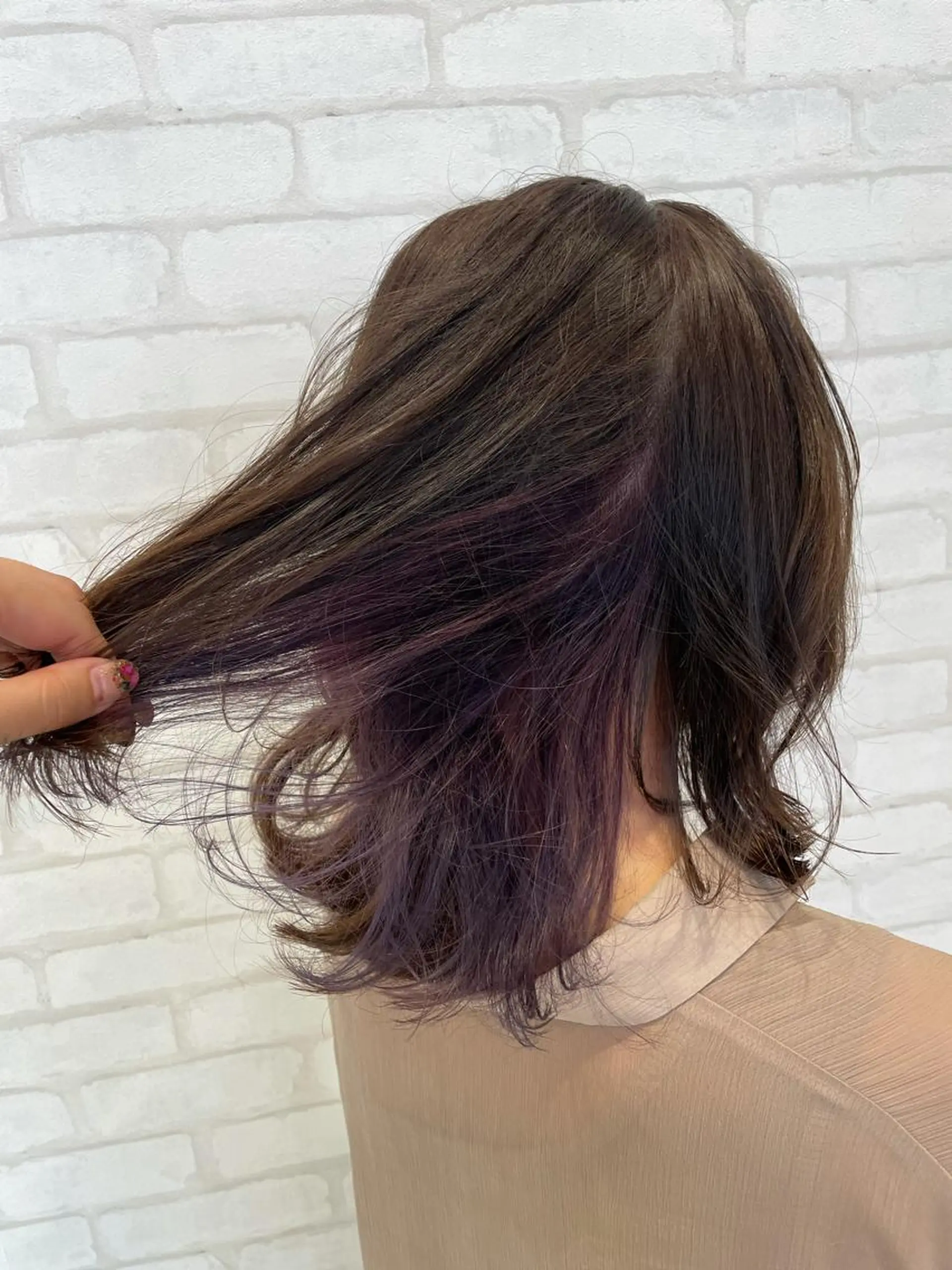 ミディアム カラー インナーカラー 巣鴨髪質改善サロン 🌈NONOKAのヘアスタイル