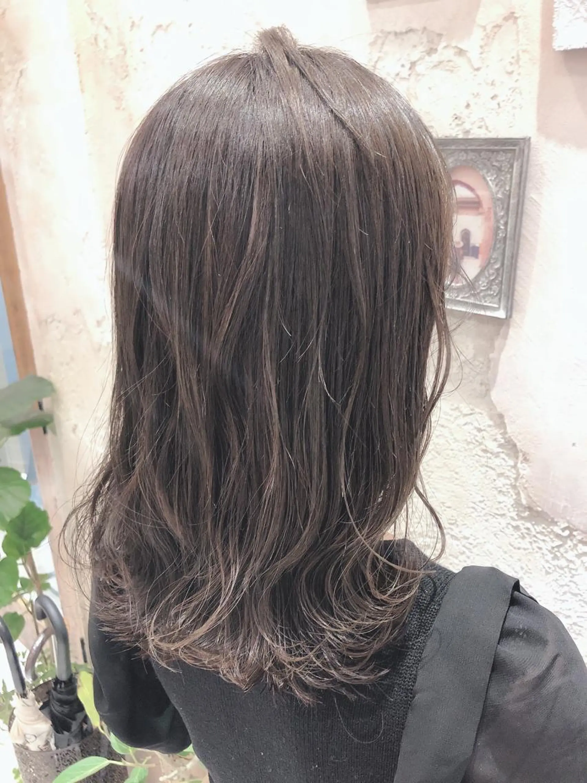 ミディアム カット ヘアカラー トリートメント 代表山口ひな 髪質改善のプロのヘアスタイル