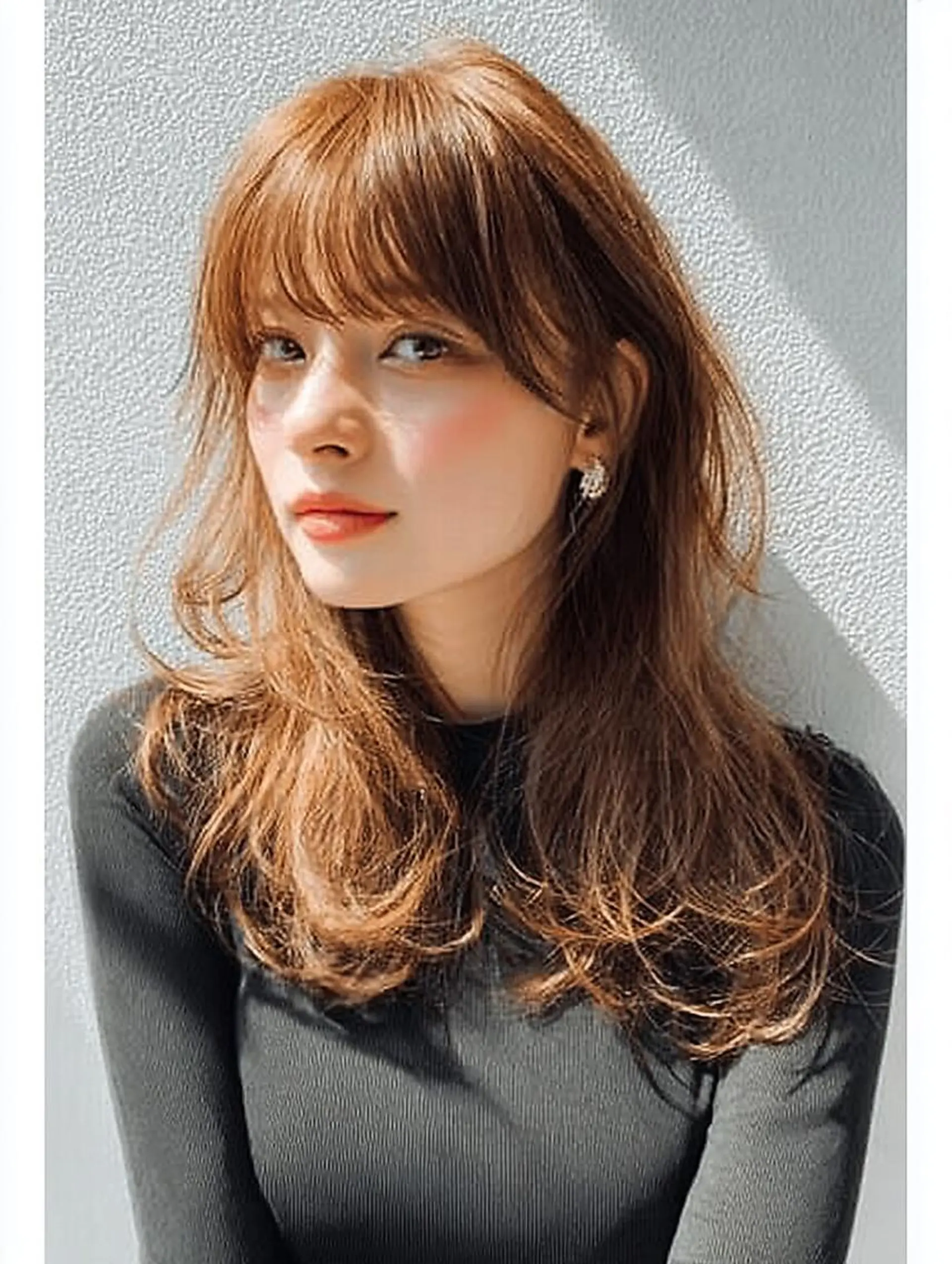 セミロング ハッシュカット 髪質改善 レイヤーカット 縮毛矯正 トリートメント カット ヘアカラー トリートメント 生艶髪＆レイヤー🔔 渋谷お薦めNo.1✨のヘアスタイル