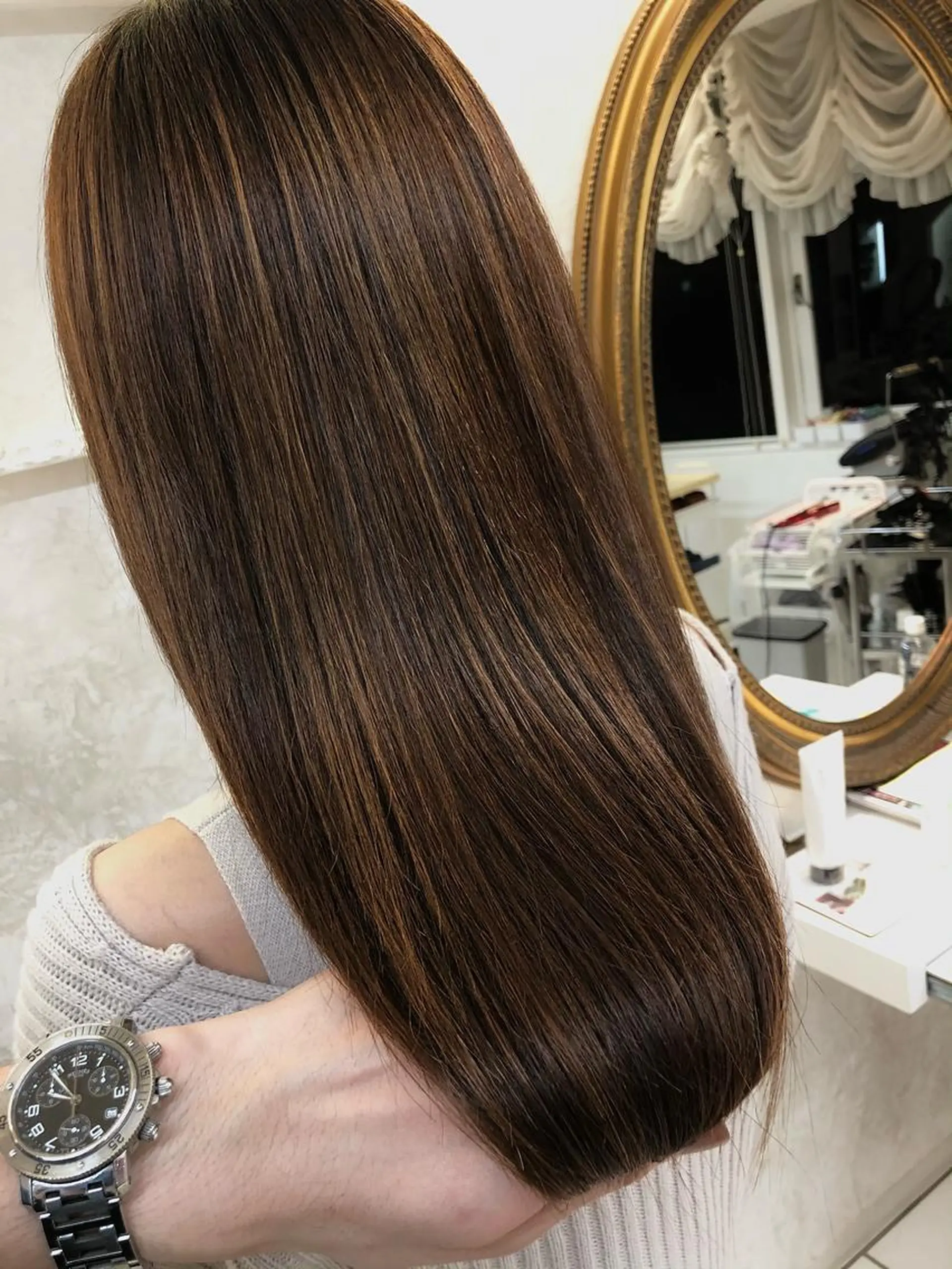 ロング 酸性ストレート 縮毛矯正 [仙台髪質改善]小原 弘之のヘアスタイル